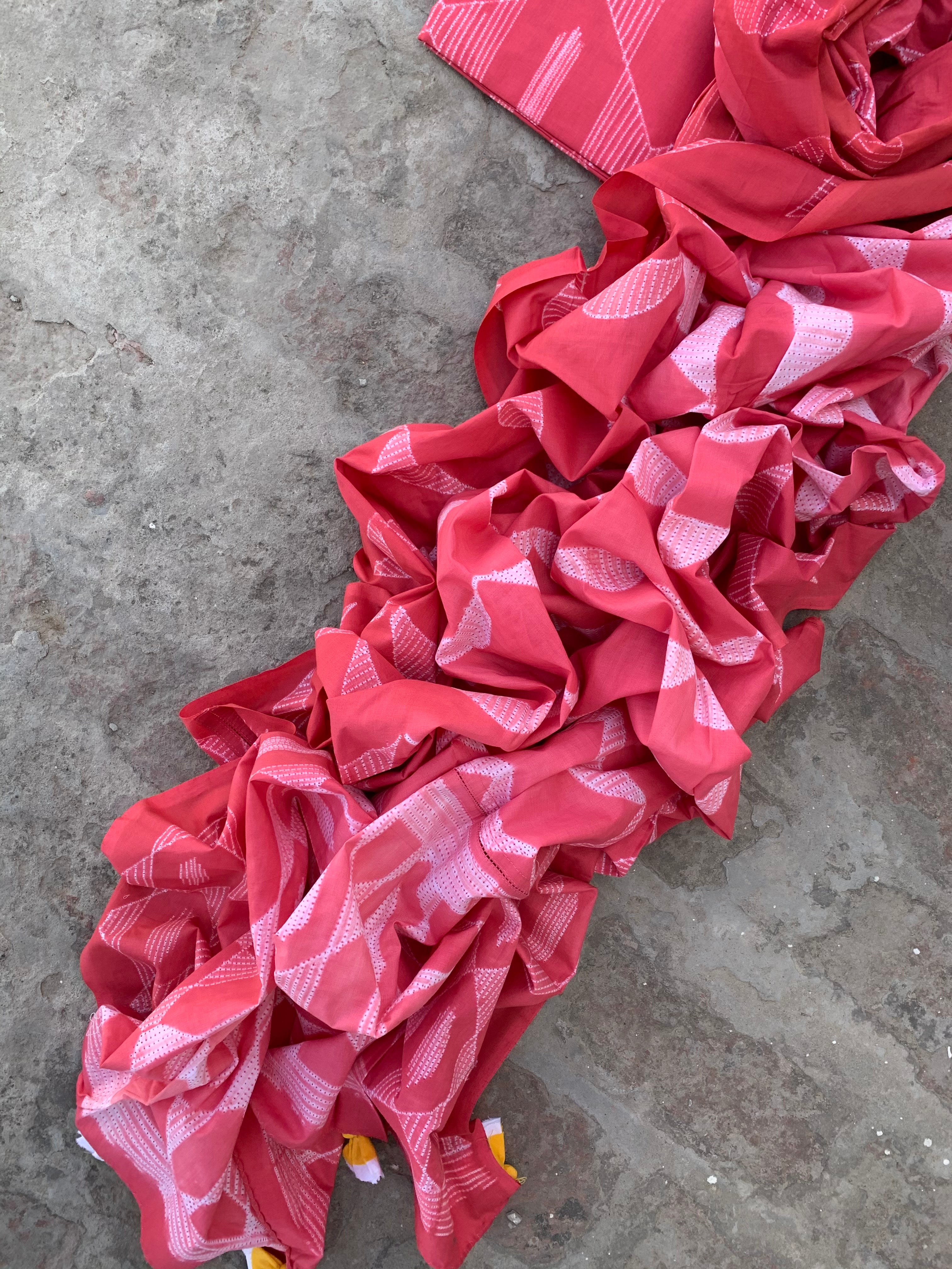 Handcrafted Shibori Kurta Dupatta Set