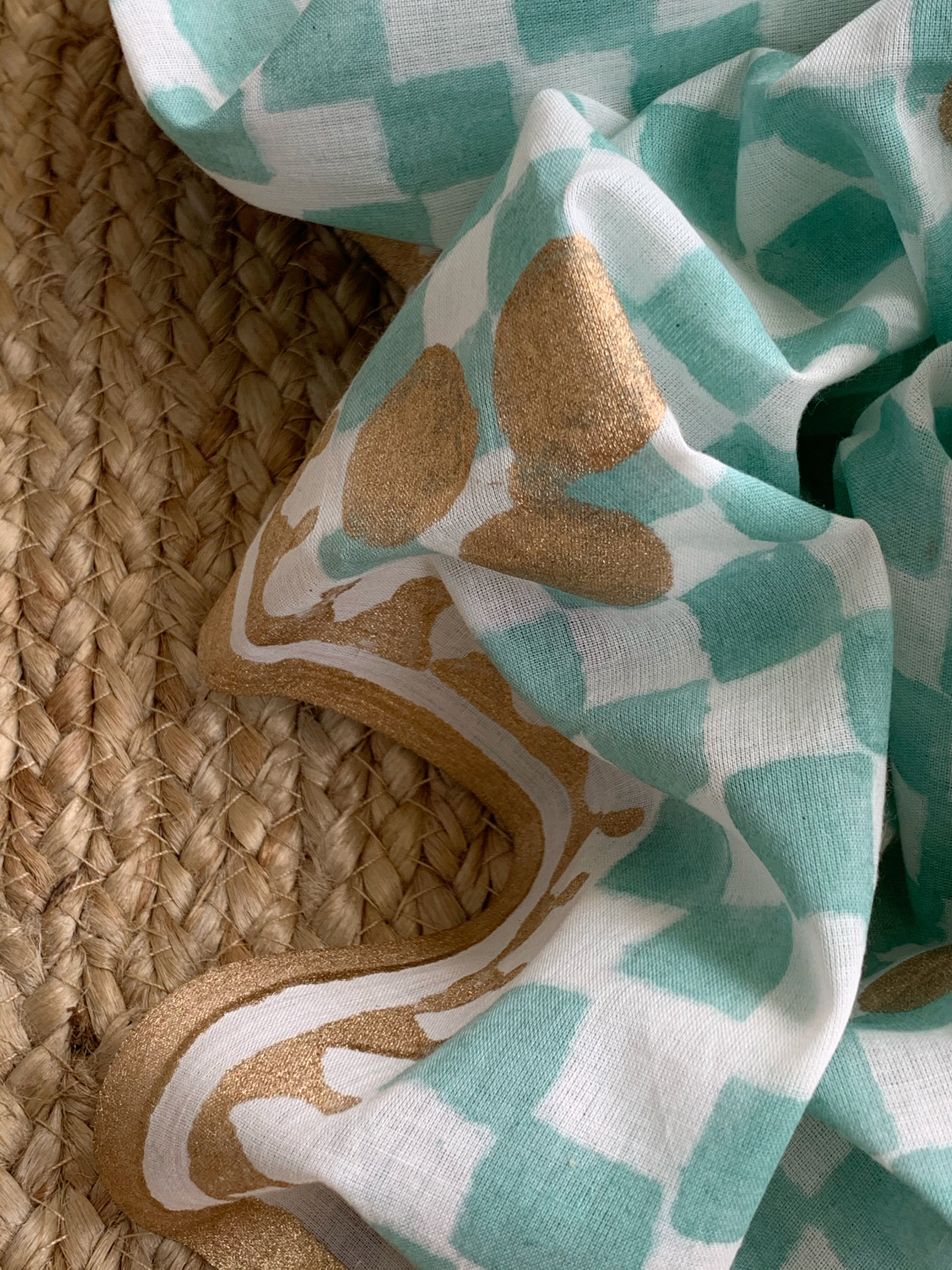 Handcrafted Cotton Kurta Dupatta set