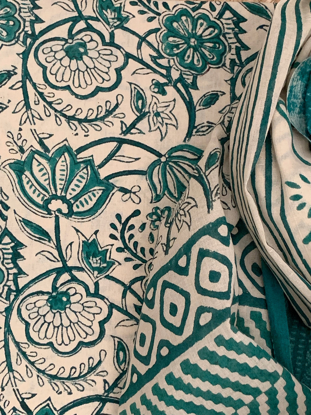 Handblock Cotton Suit