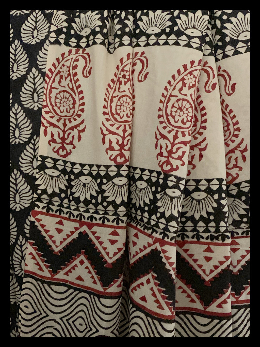 Handblock Printed Cotton Saree
