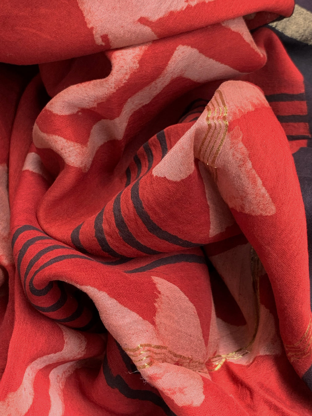 Handblock Chanderi Silk Cotton Suit