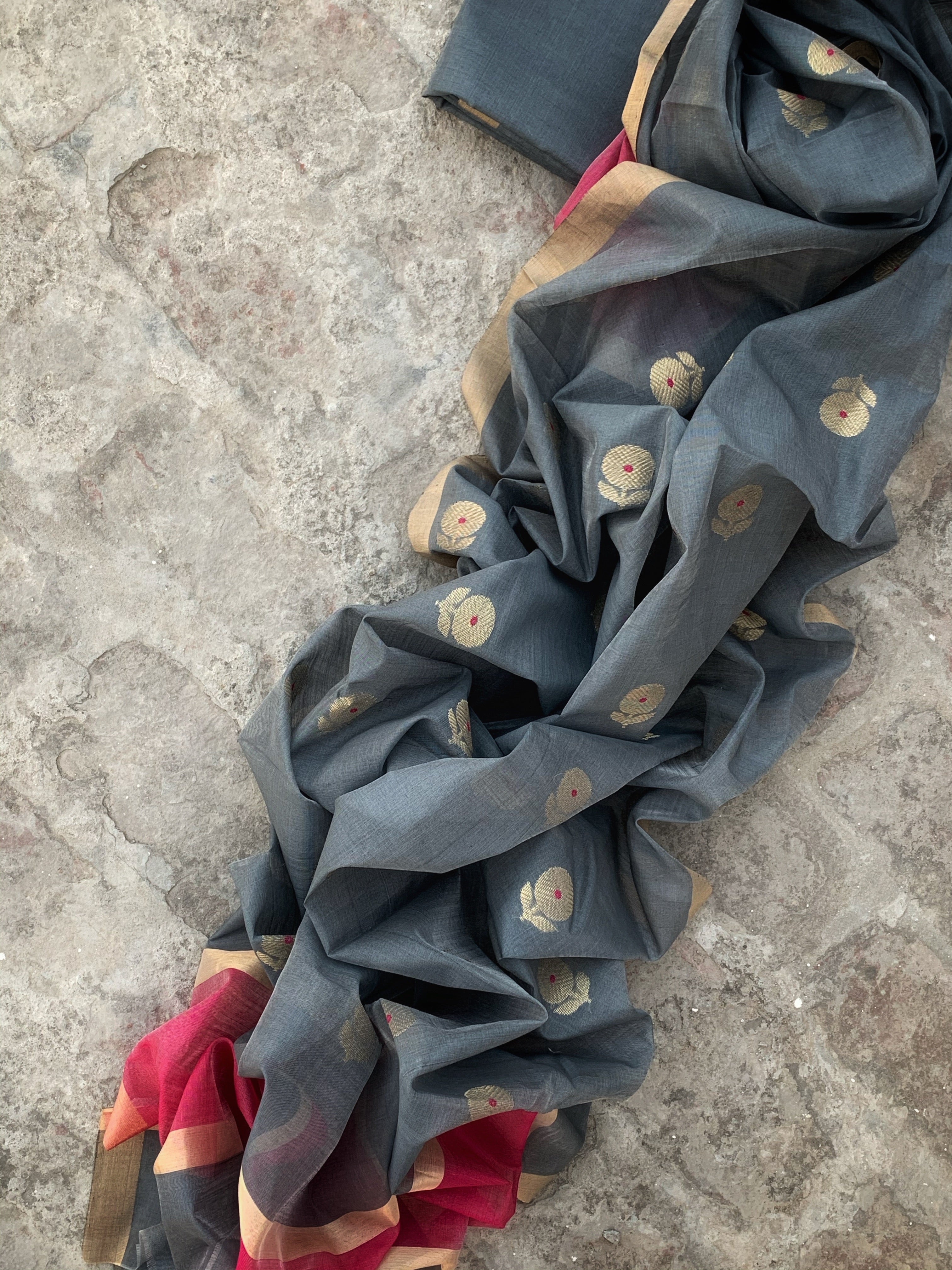 Handwoven Chanderi Kurta Dupatta Set