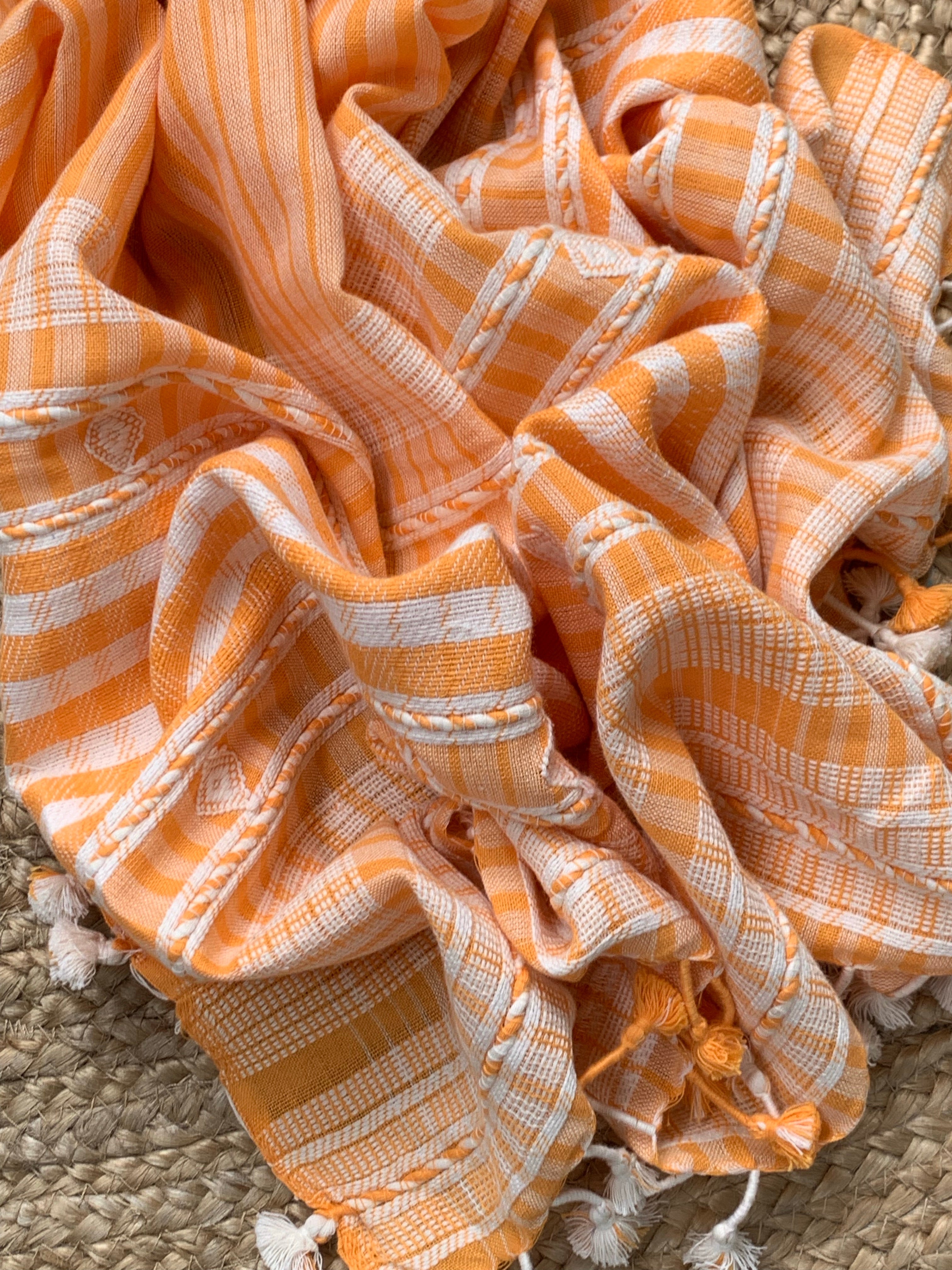 Handwoven Bhujodi Kurta Dupatta Set