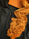 Mustard Linen Kurta Dupatta set