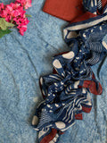 Handcrafted Linen Kurta Dupatta Set