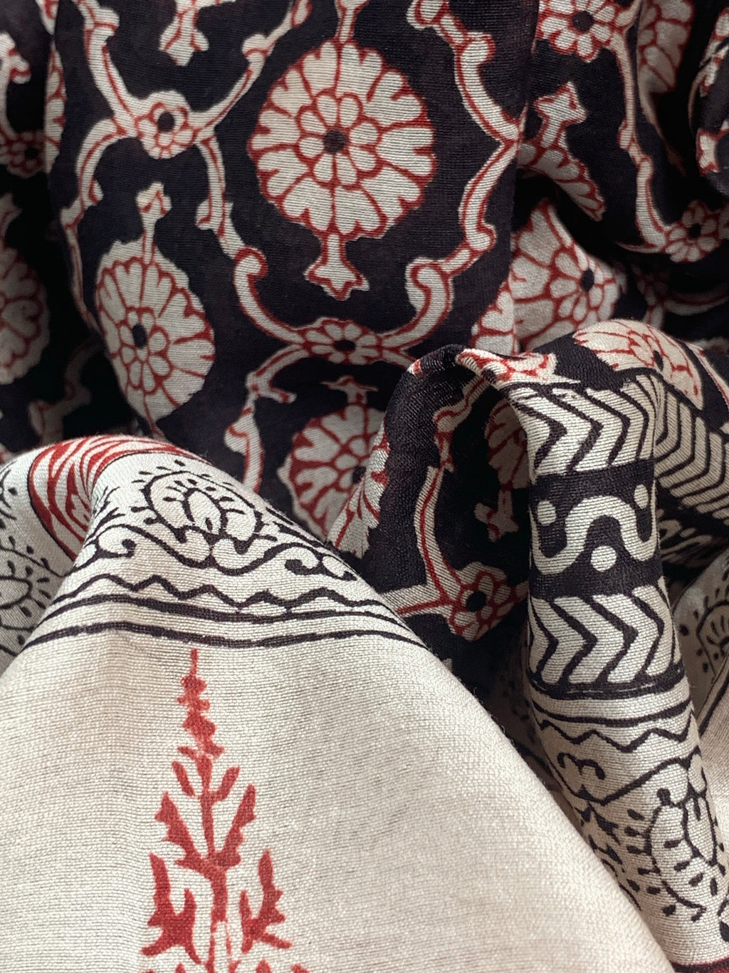 Handblock Chanderi Bagh Suit
