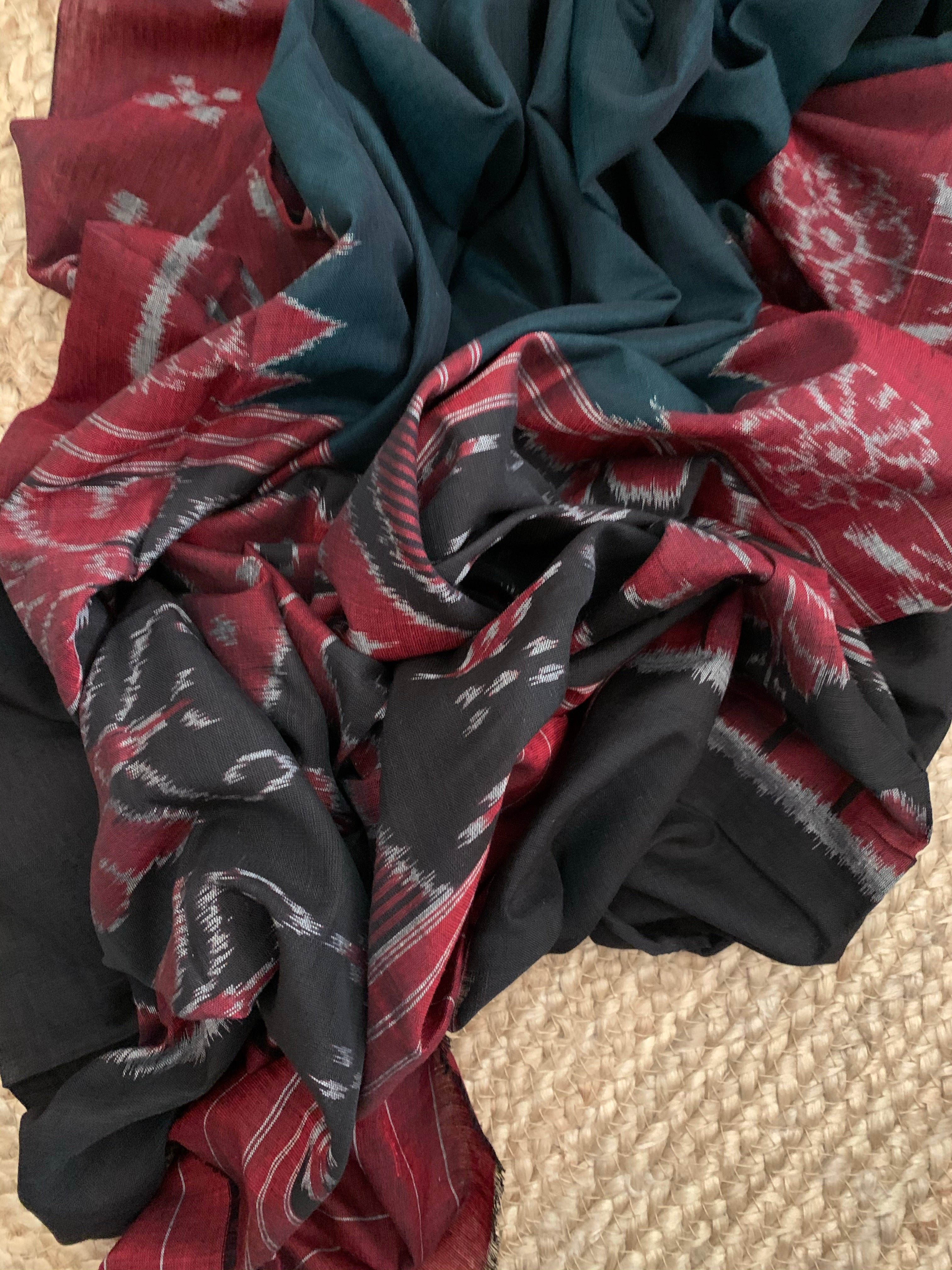Handwoven Nuapatna Kurta Dupatta Set