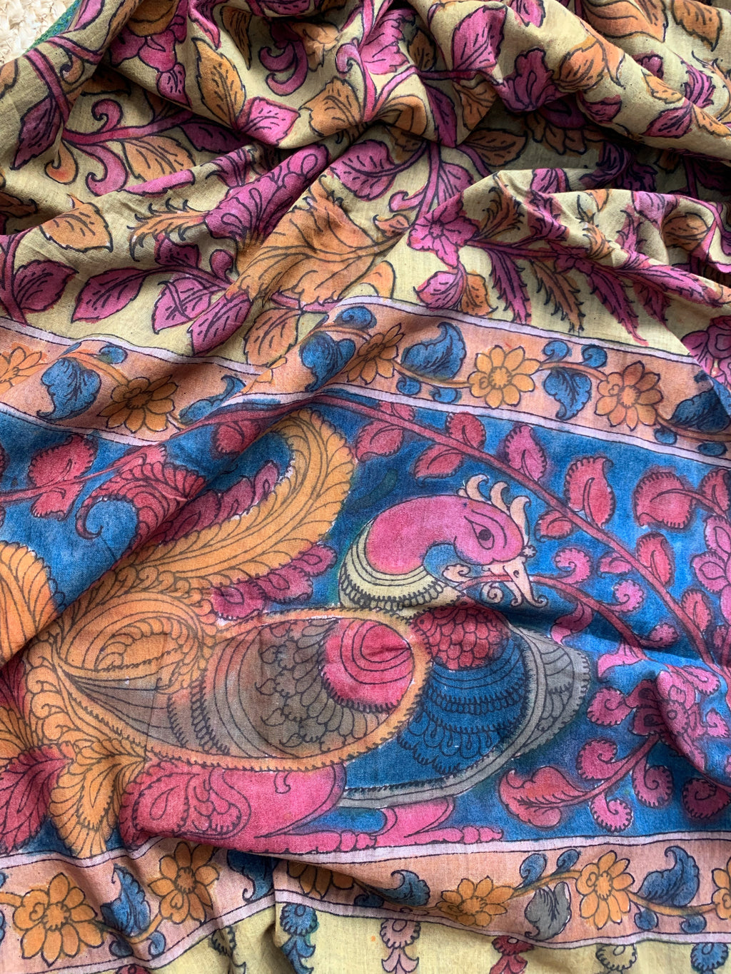 Handcrafted Kalamkari Kurta Dupatta Set