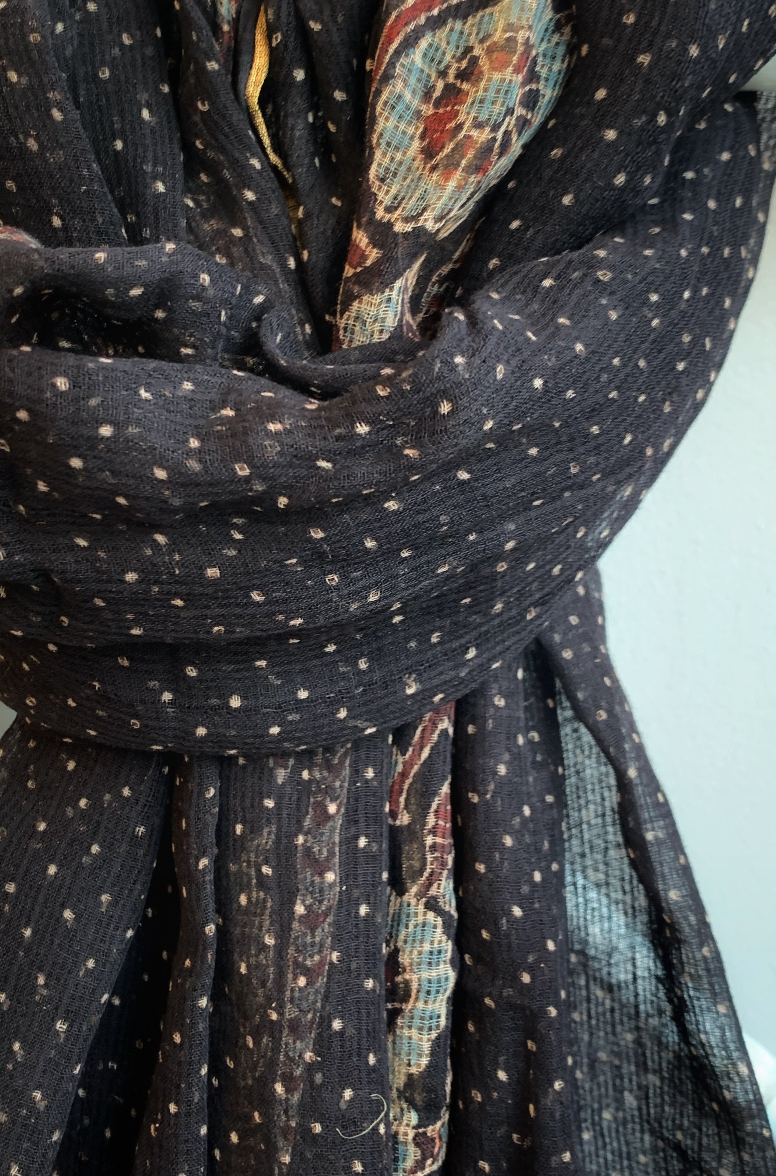 Handblock Ajrakh Kota Dupatta