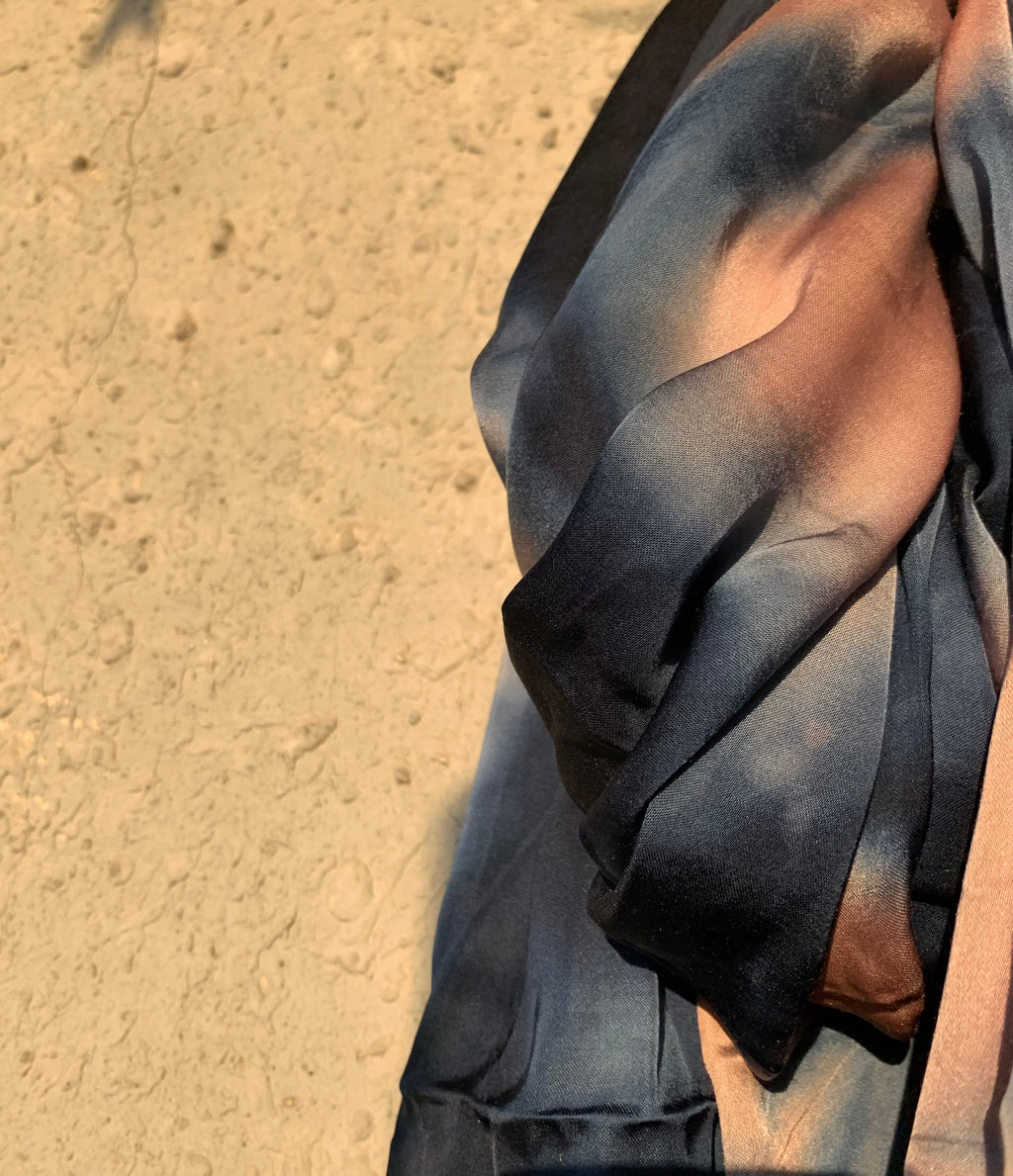 Shibori Modal Silk Kurta Dupatta Set