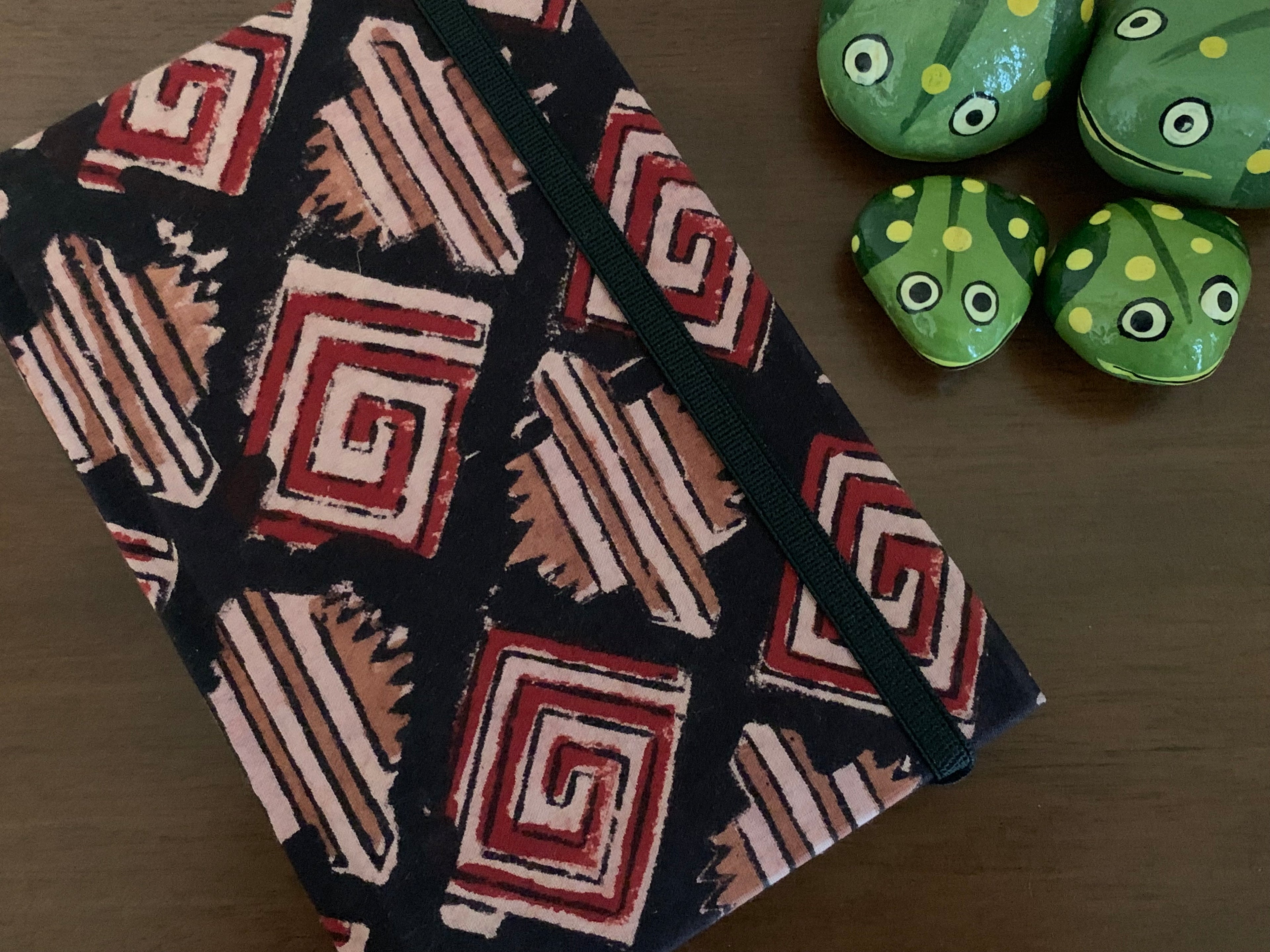 Block Print Fabric Cover Diary