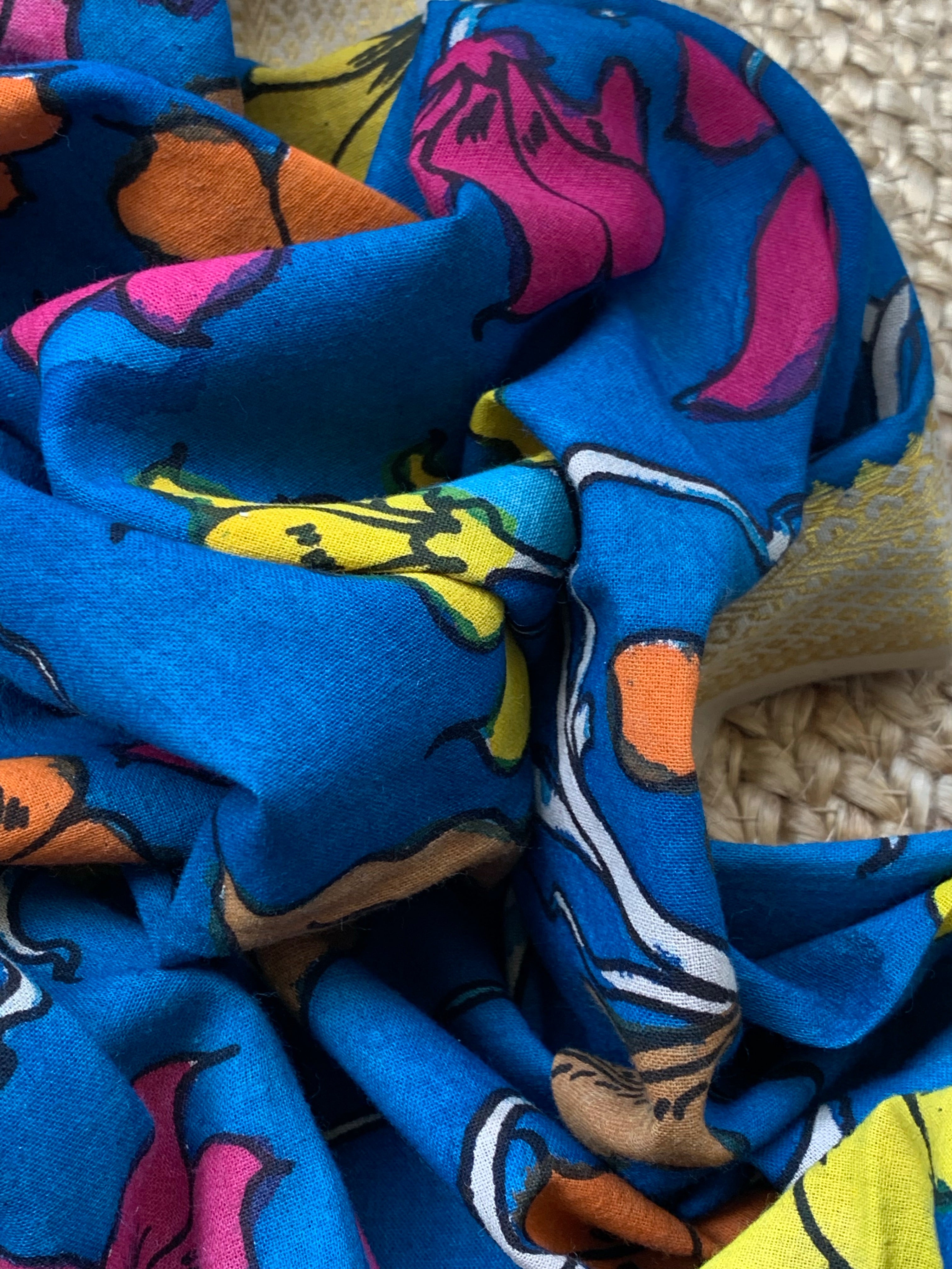 Handwoven Handcrafted Kalamkari Kurta Dupatta Set