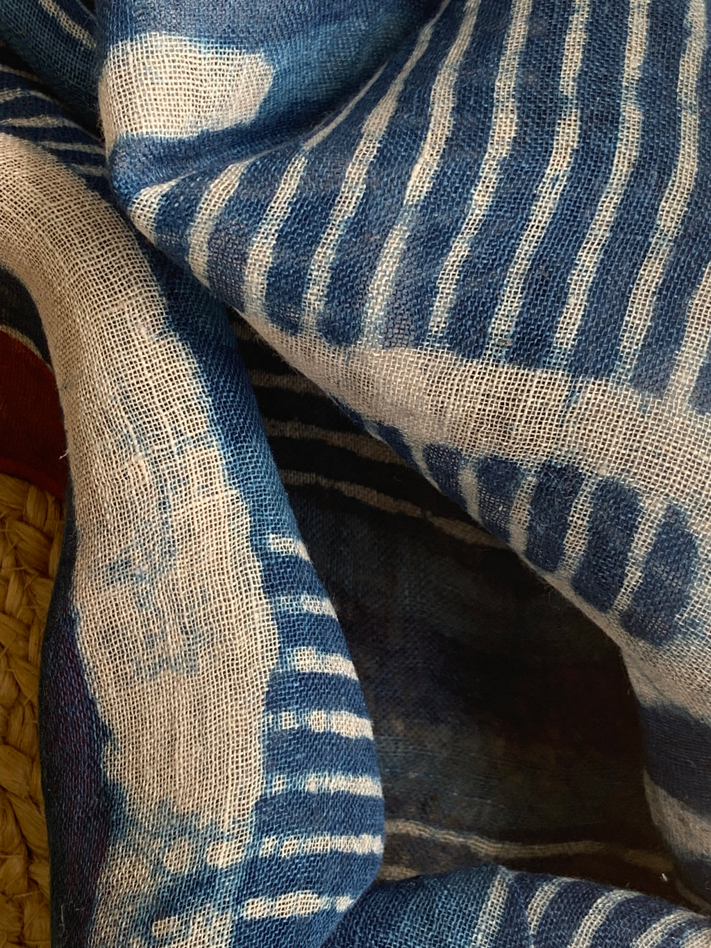 Handcrafted Linen Kurta Dupatta Set