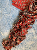 Handblock Printed Cotton Chanderi Dupatta Suit