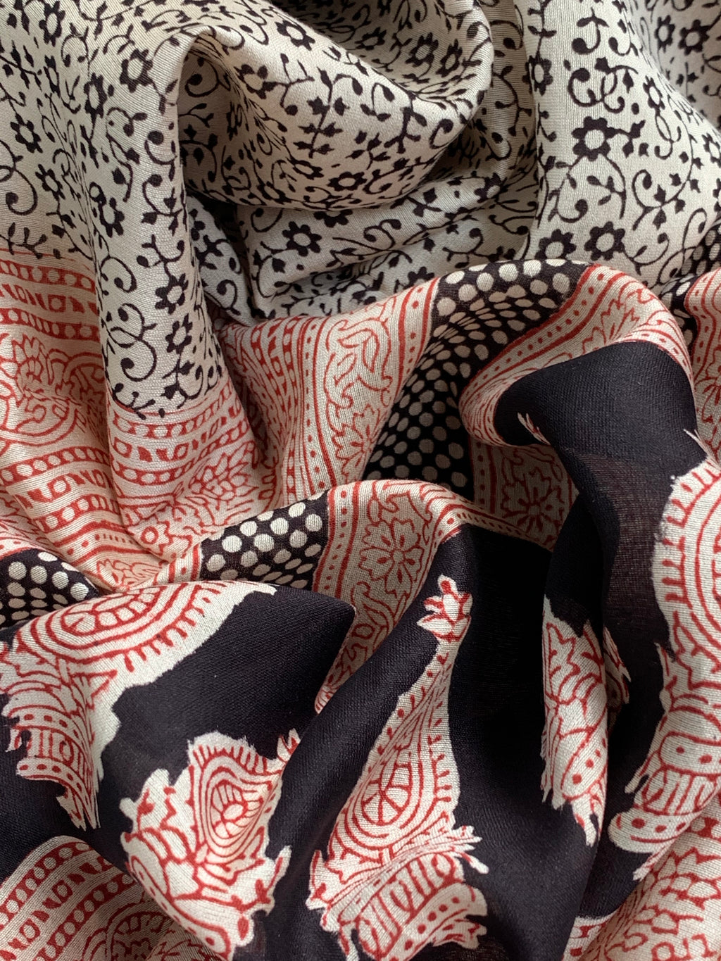 Handblock Chanderi Bagh Suit