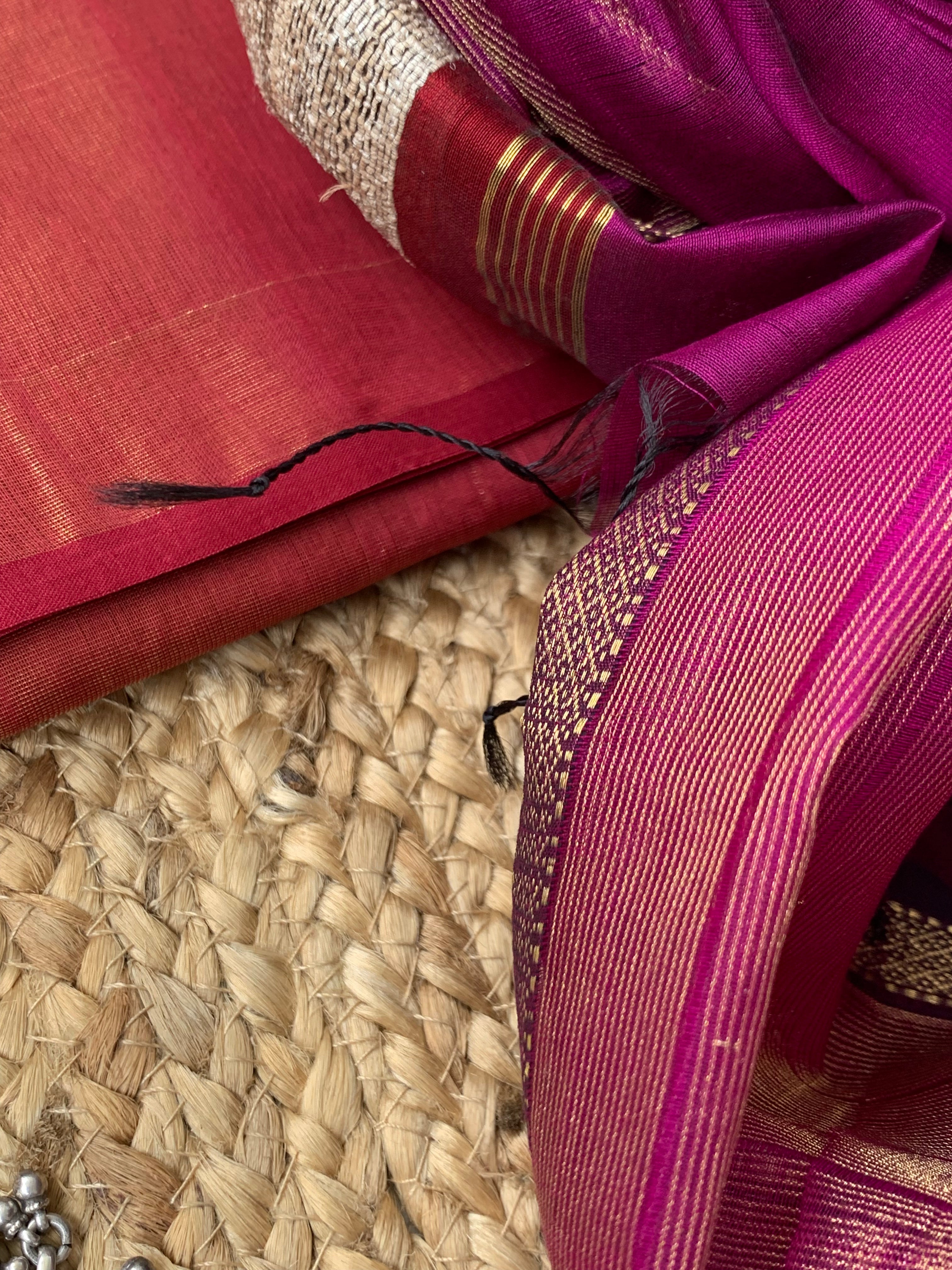 Handwoven Maheshwari Kurta dupatta set