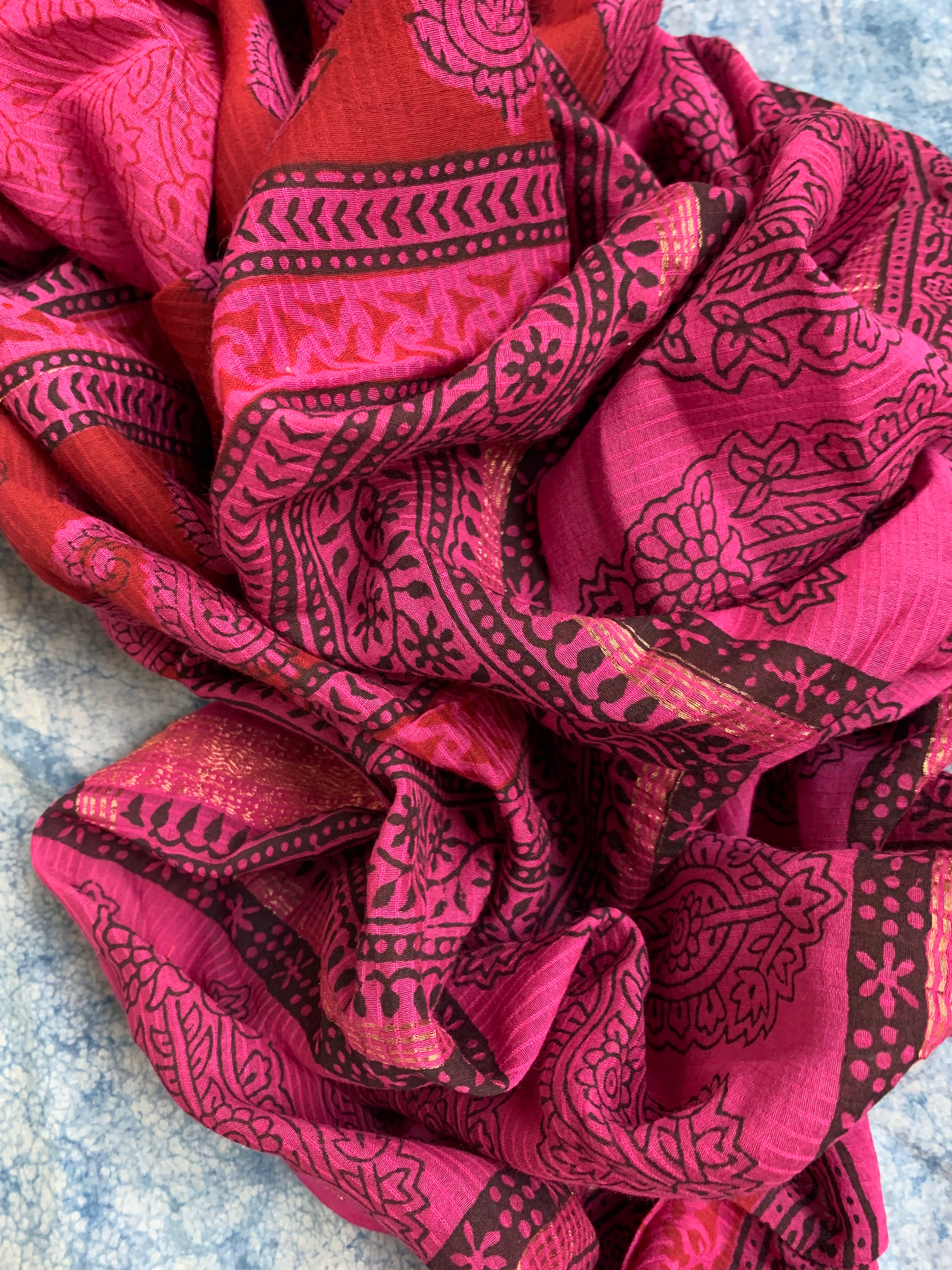 Handblock Maheshwari Bagh Suit
