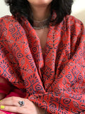 Handcrafted Kantha Cotton Silk Dupatta