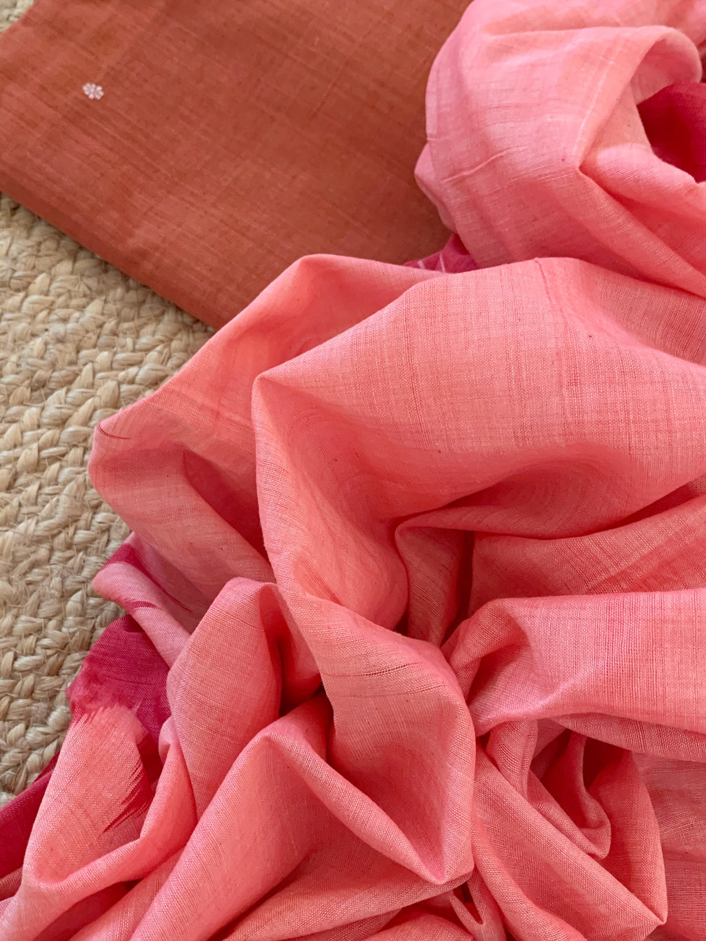 Handwoven Nuapatna Kurta Dupatta Set