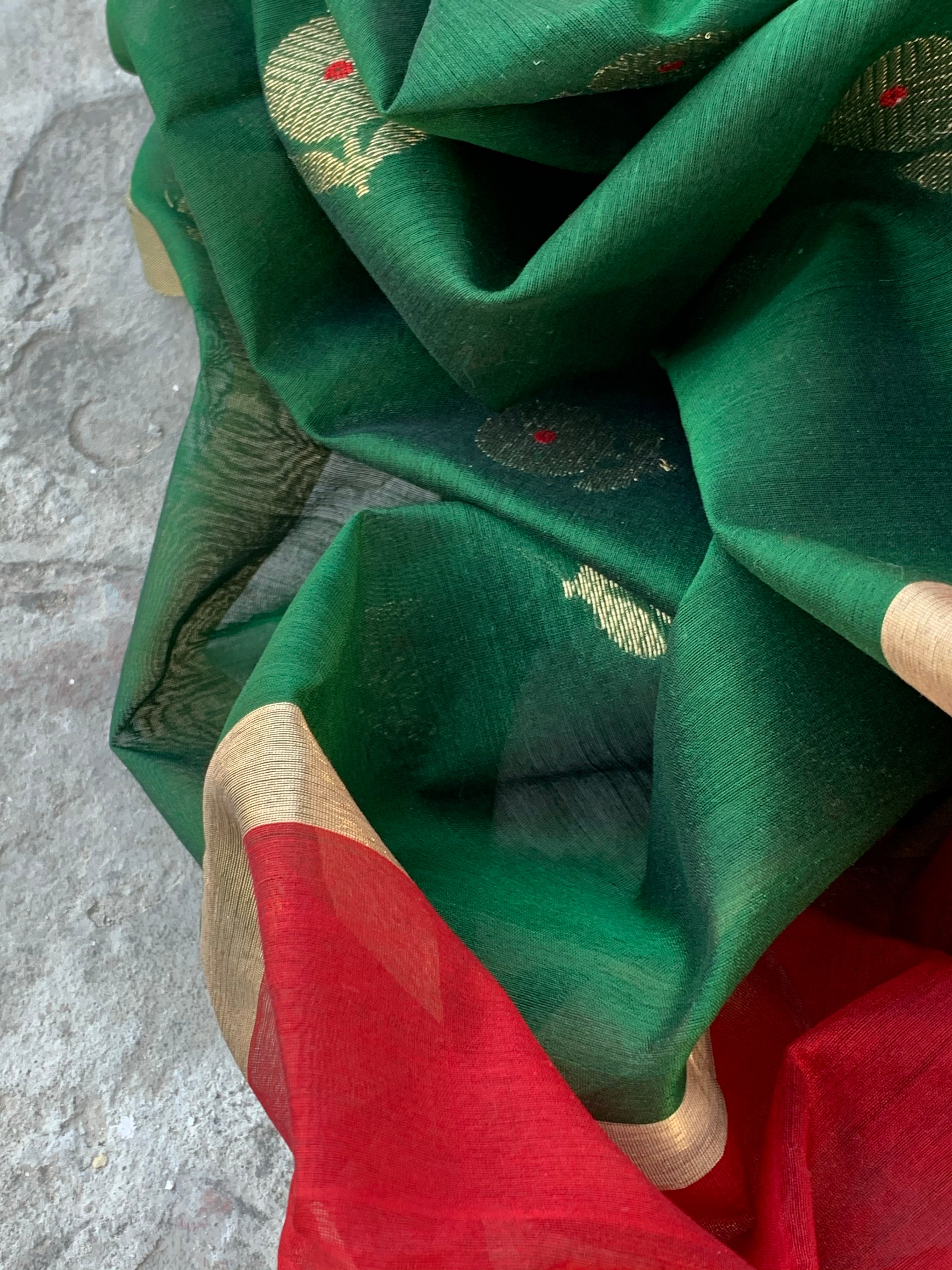 Handwoven Chanderi Kurta Dupatta Set
