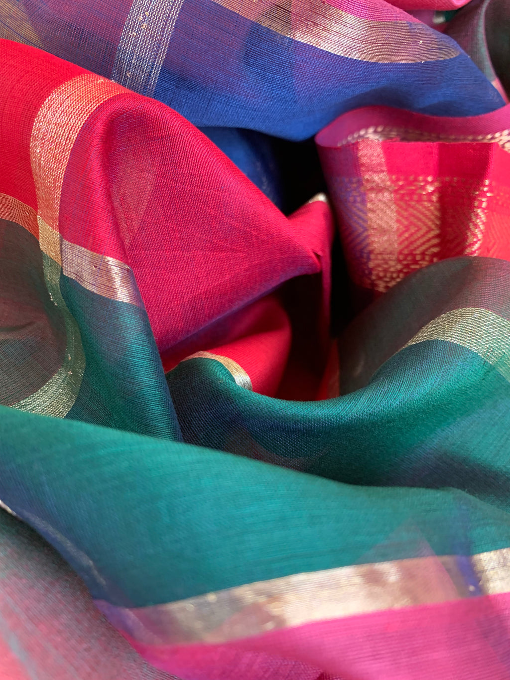 Handwoven Maheshwari Kurta dupatta set