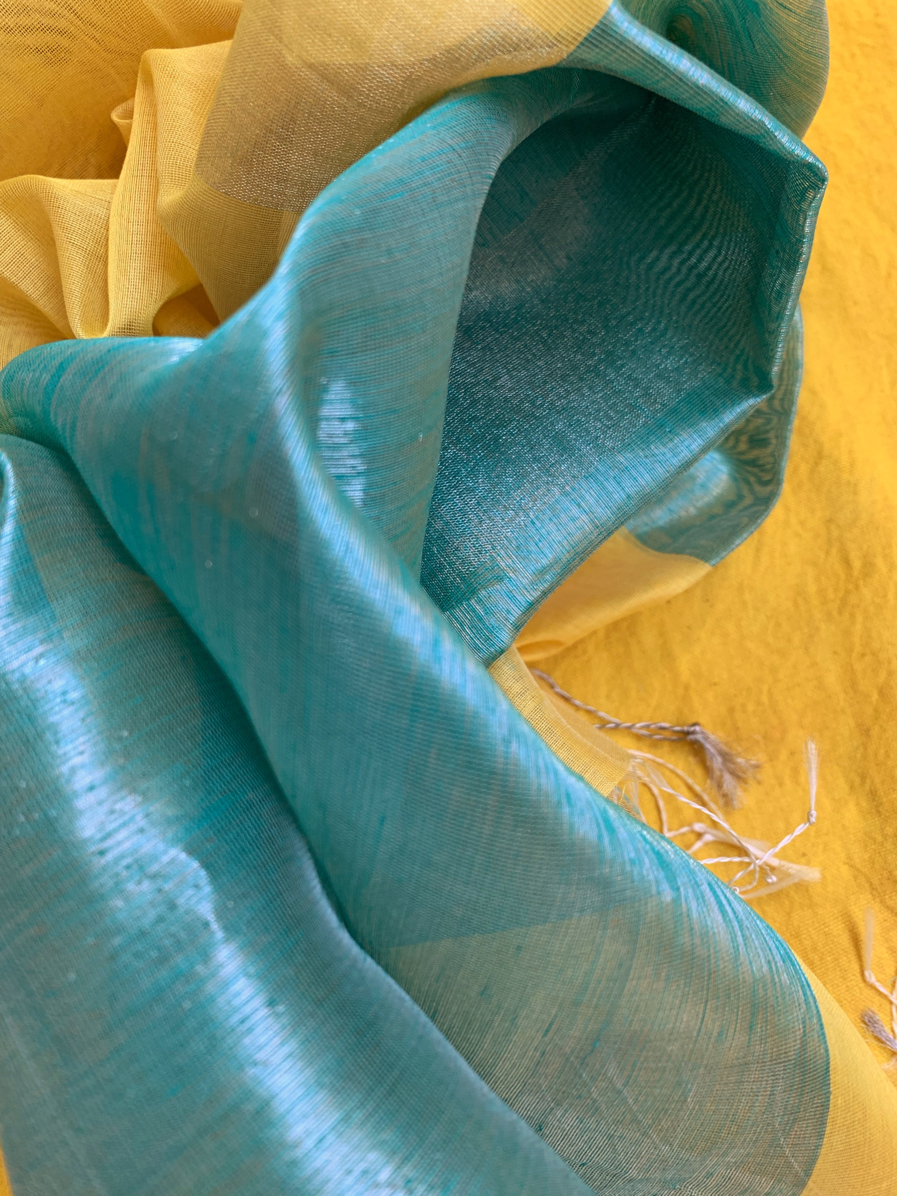 Handwoven Maheshwari Kurta dupatta set