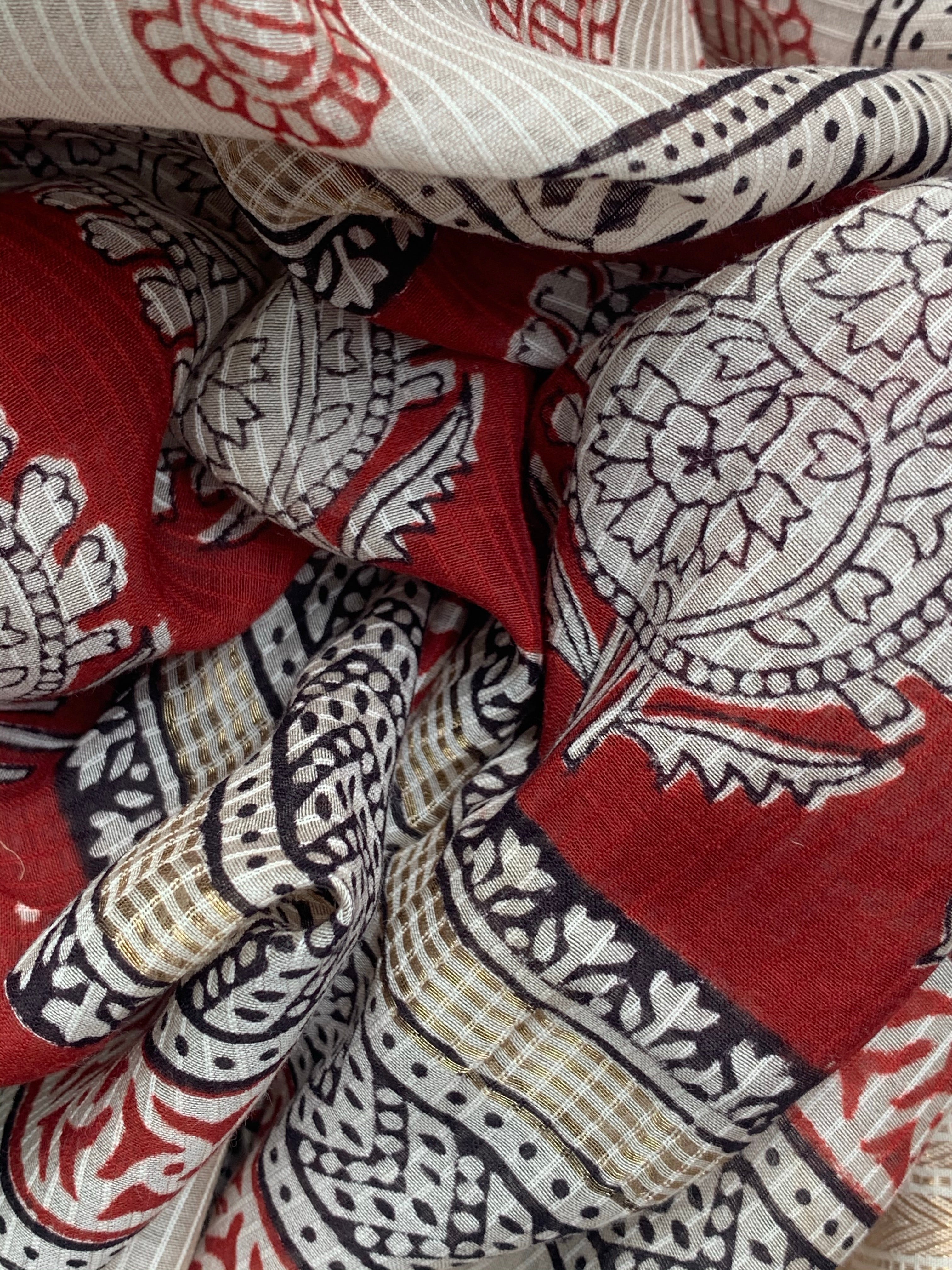 Handblock Maheshwari Bagh Suit