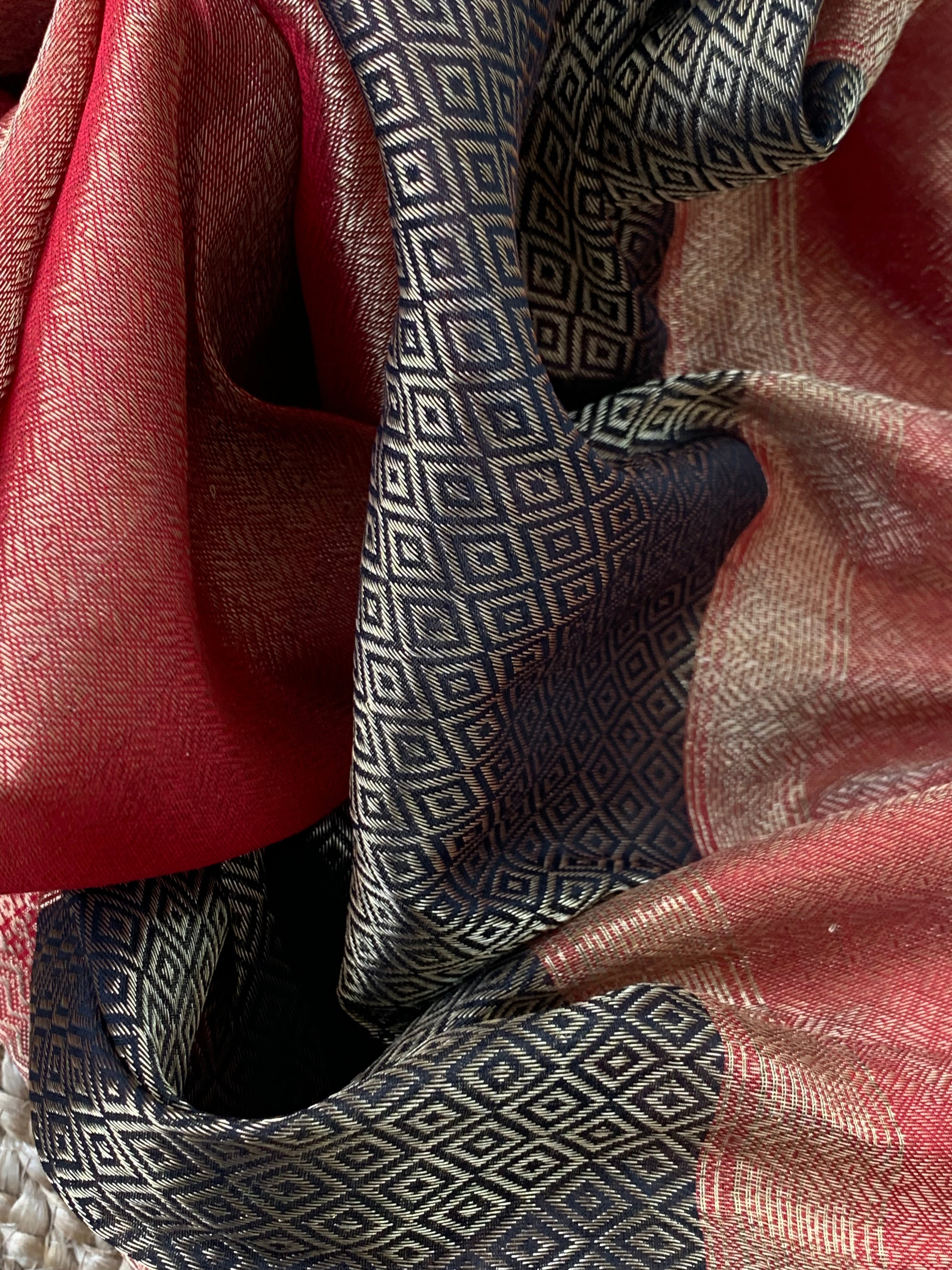 Handwoven Maheshwari Kurta dupatta set