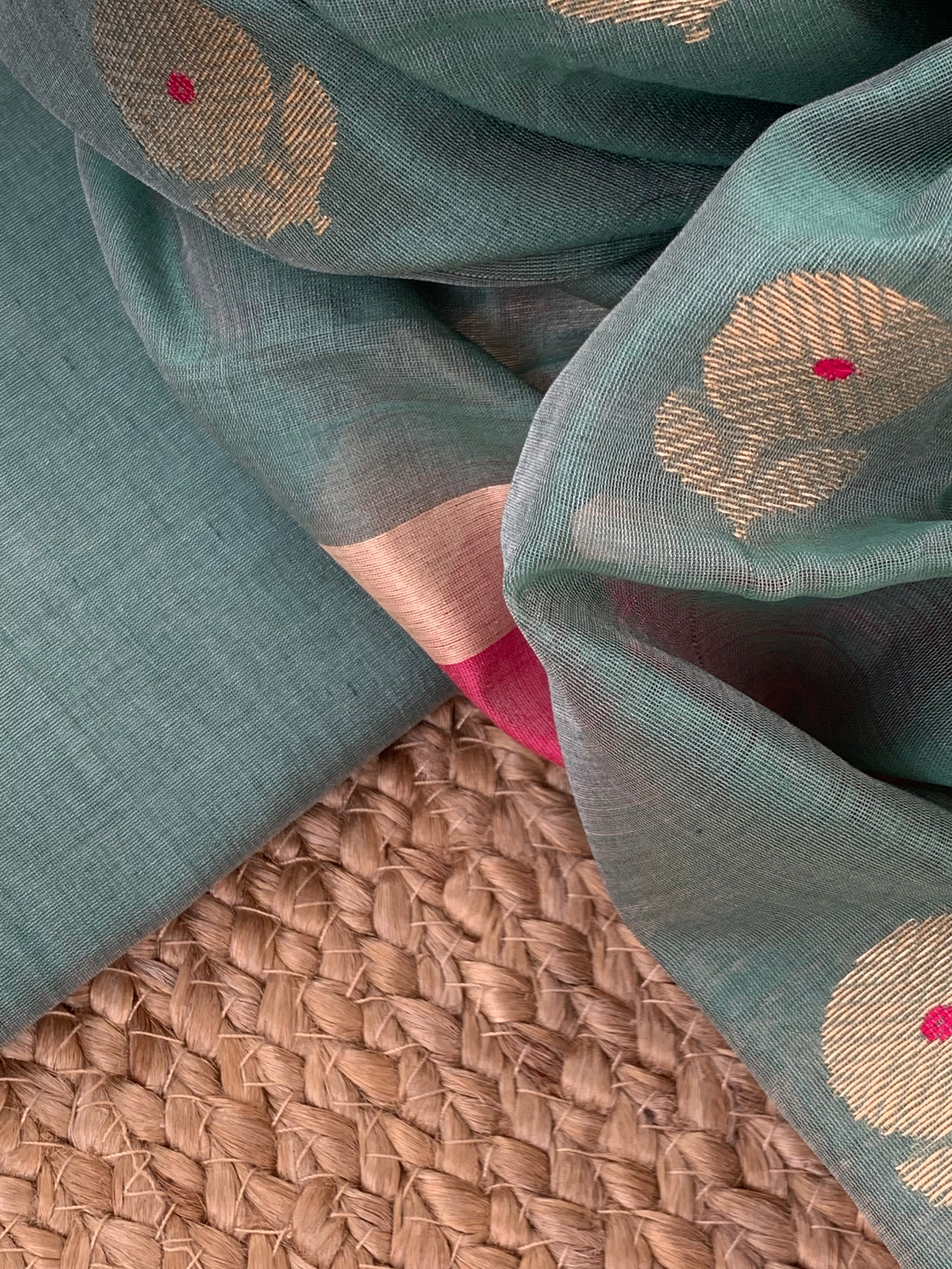 Handwoven Chanderi Kurta Dupatta Set