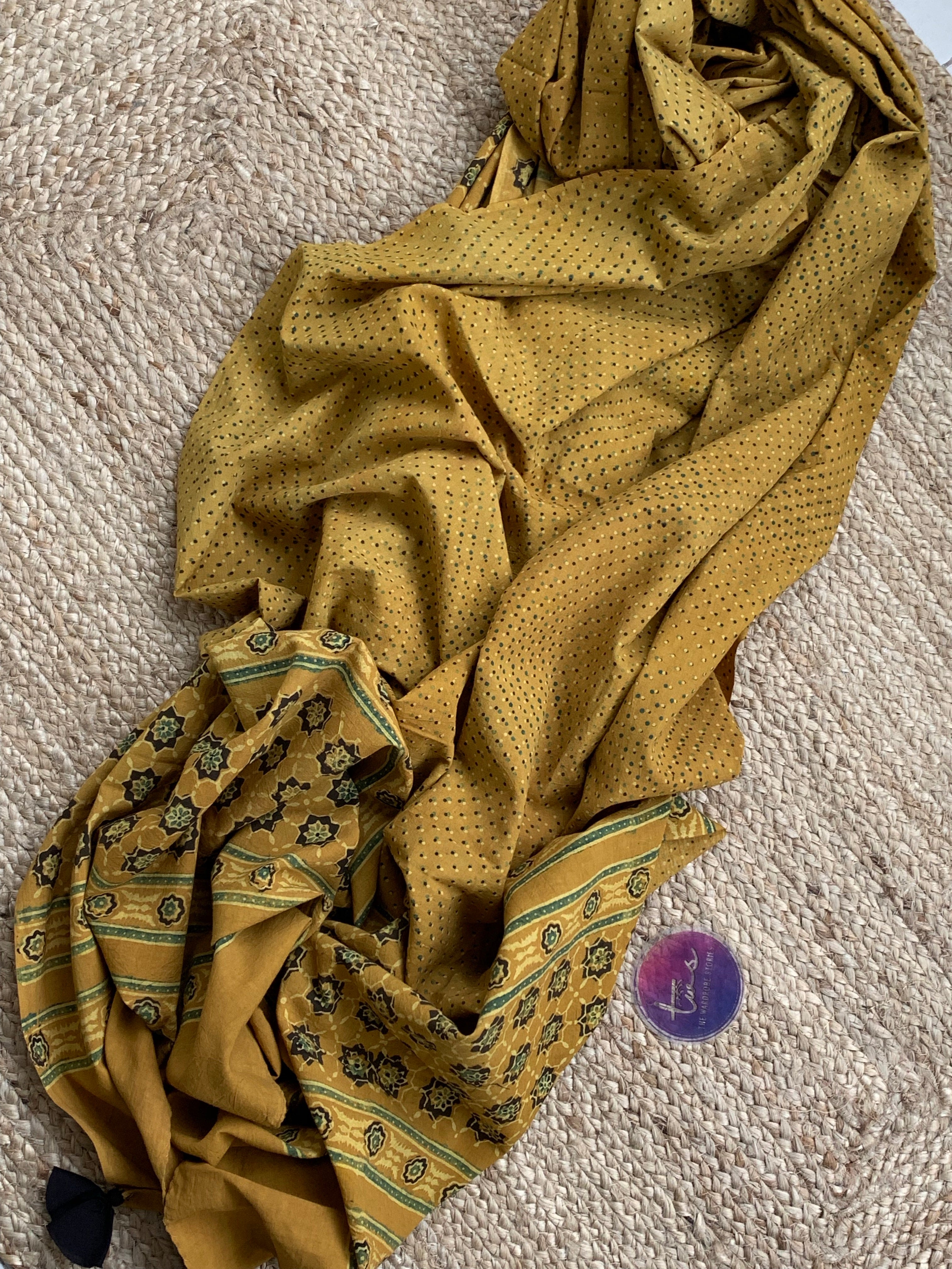 Handblock Ajrakh Suit