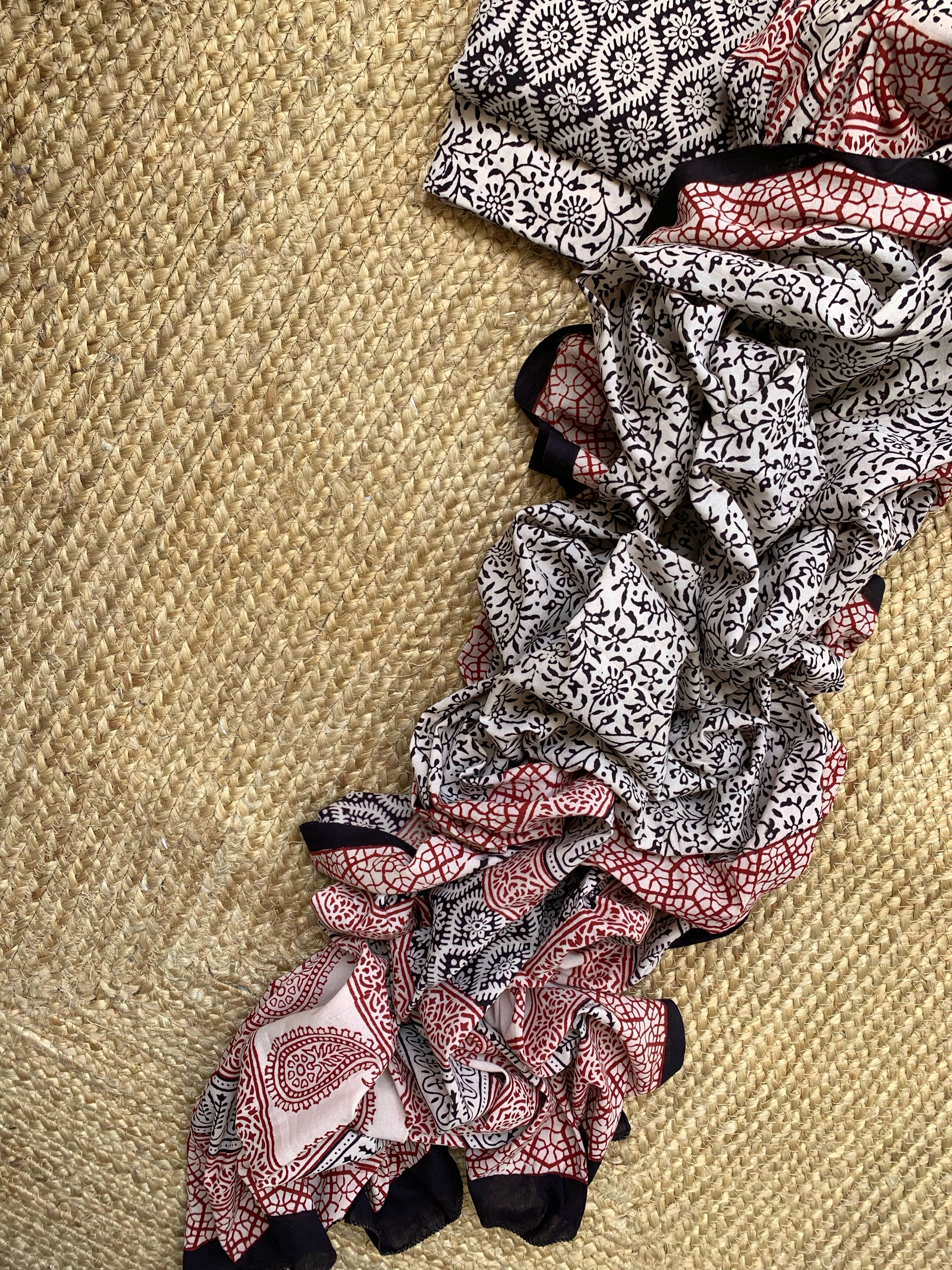Natural Dyed Bagh Block Print Cotton Suit
