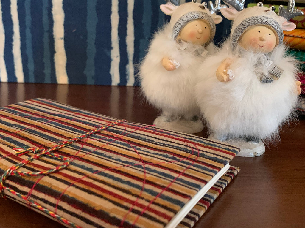 Block Print Fabric Cover Diary