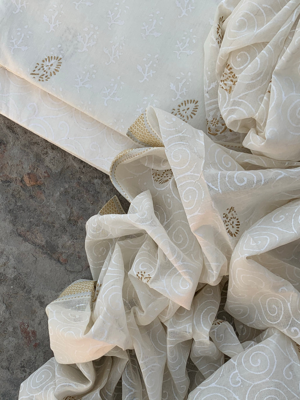 Handblock Cotton Suit