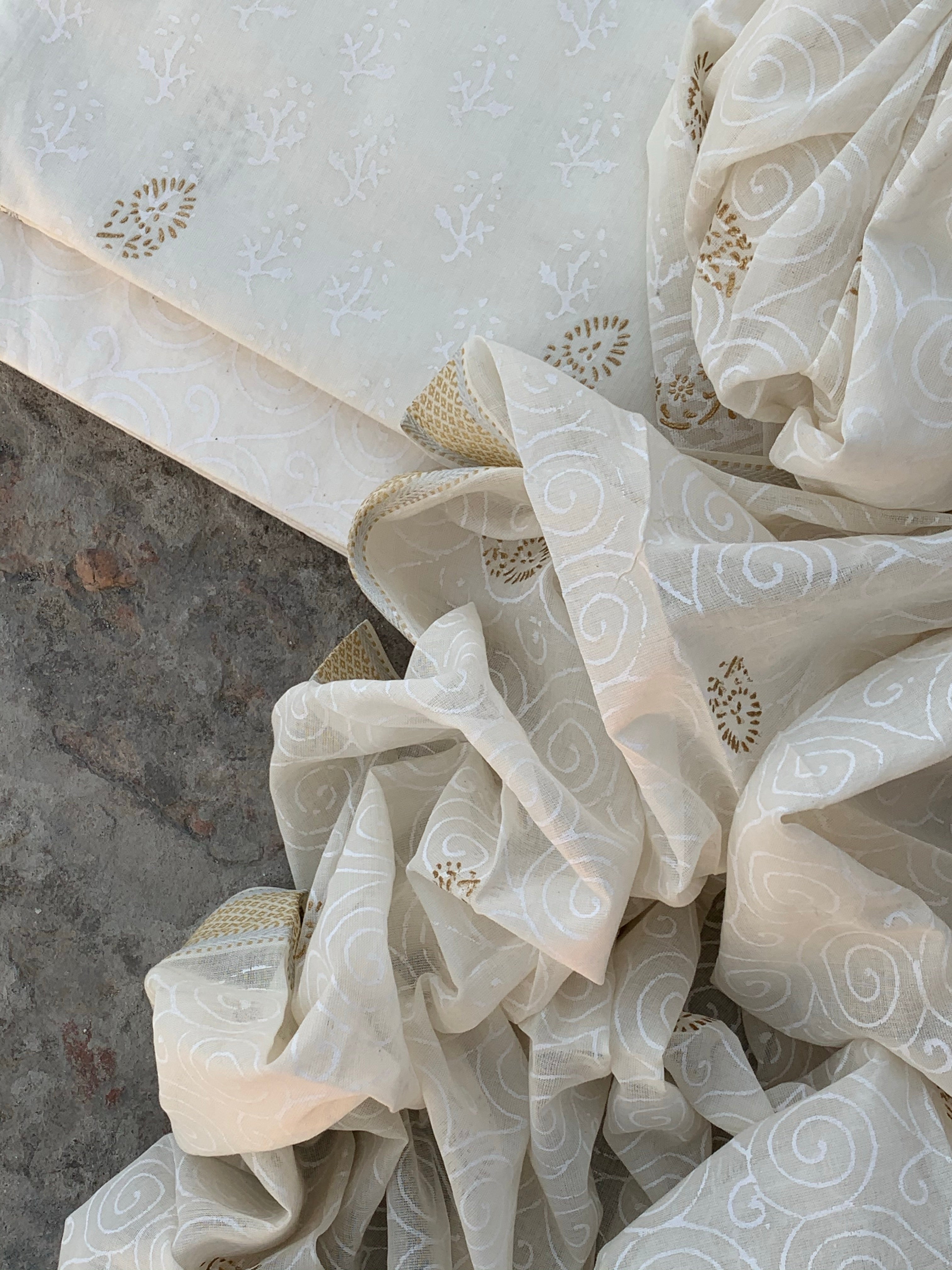 Handblock Cotton Suit