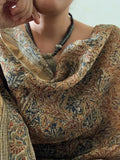 Handwoven and Handblock Natural Dye Kalamkari Kota Dupatta