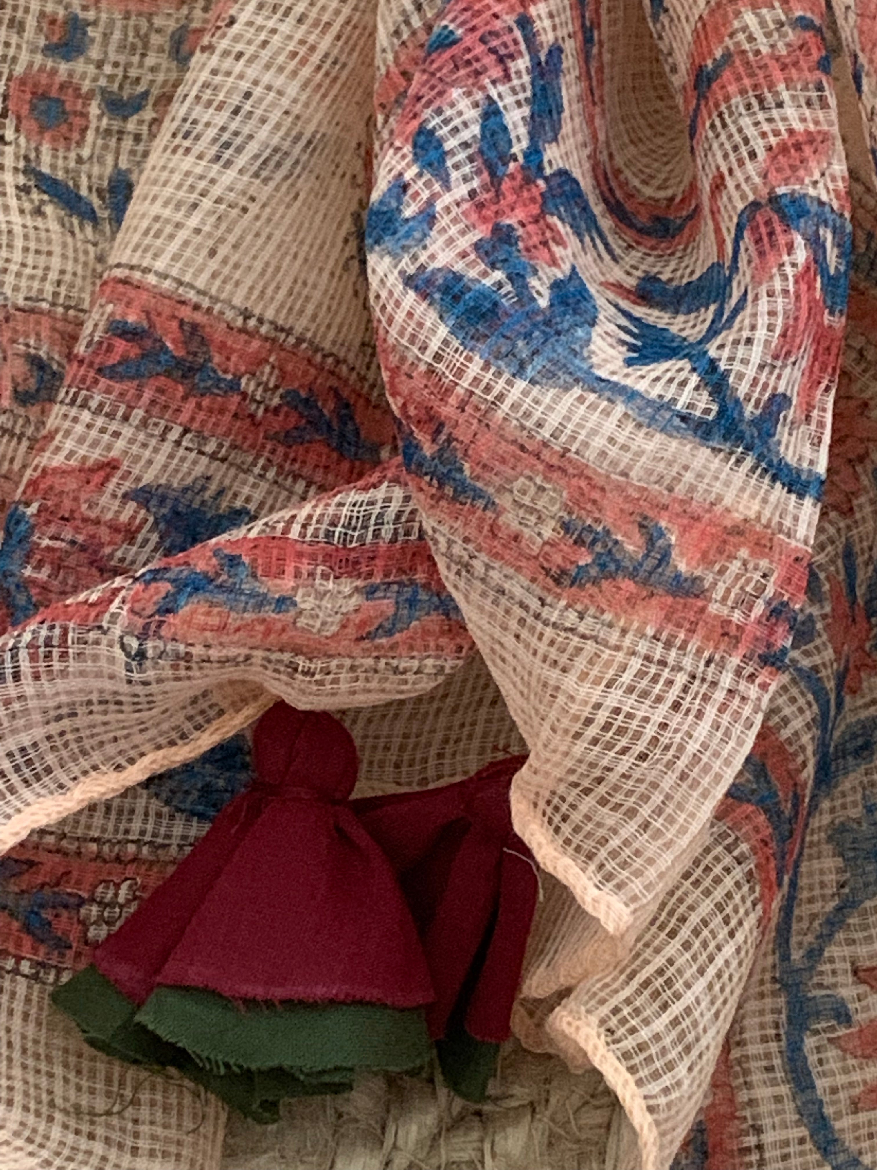 Blush Coral Handcrafted Kota Suit