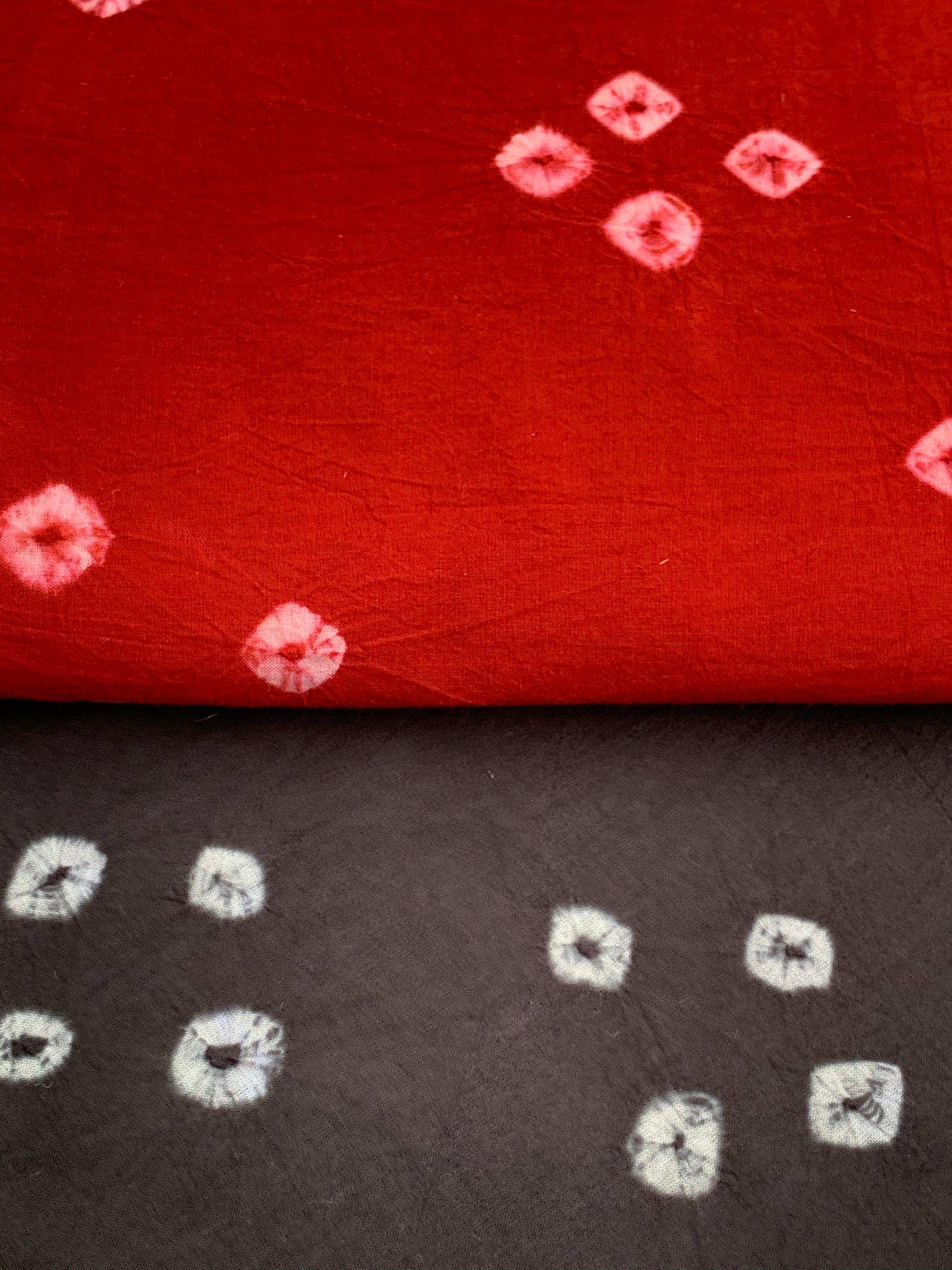 Handcrafted Bandhani Ajrakh Cotton Suit