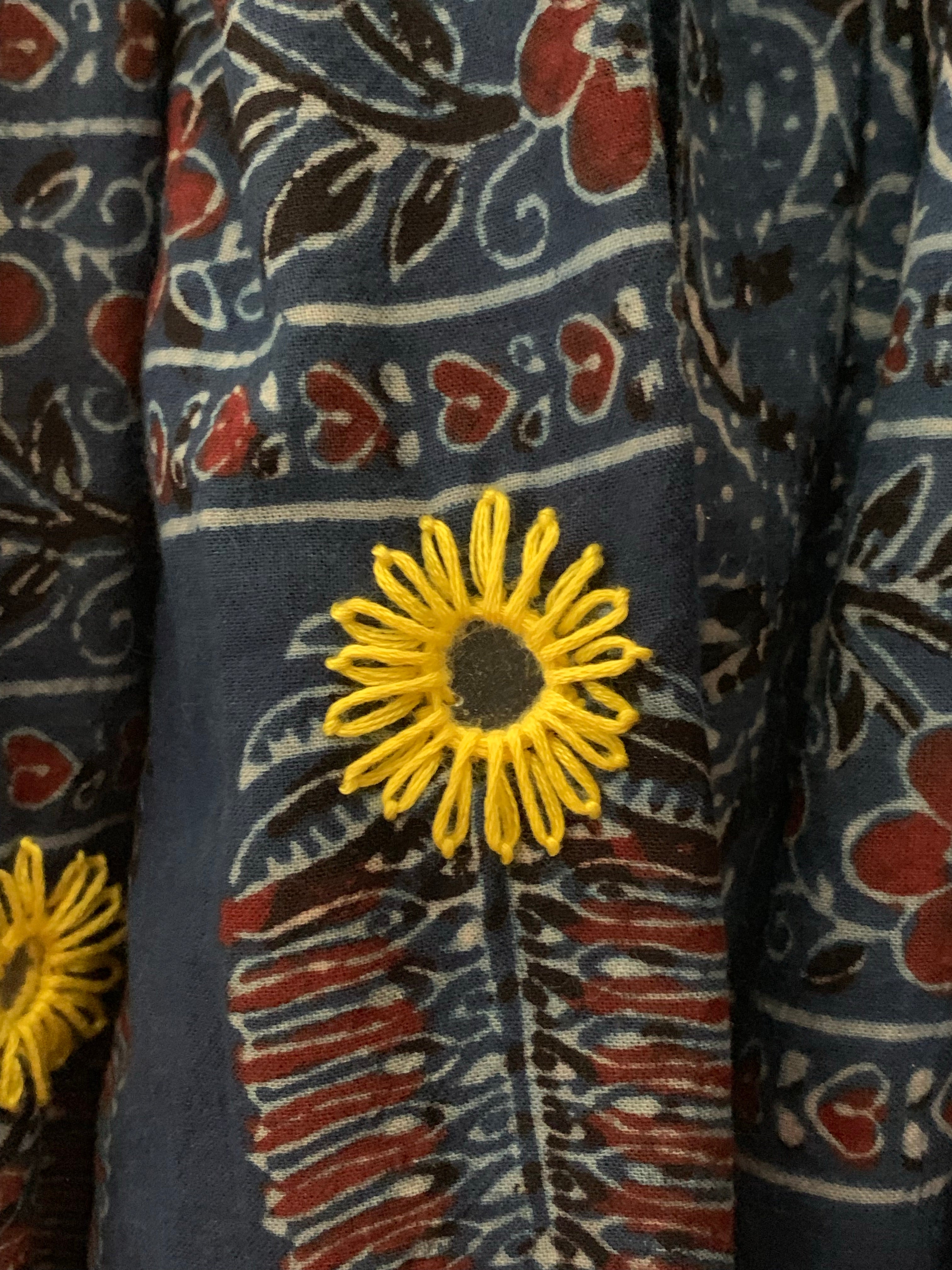 Handcrafted Ajrakh Kurta Dupatta set