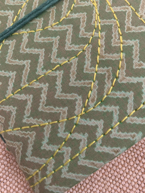 Block Print Fabric Cover Diary