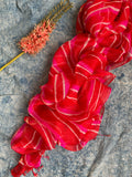Handcrafted Tie-Dye Silk Kota Doria Dupatta