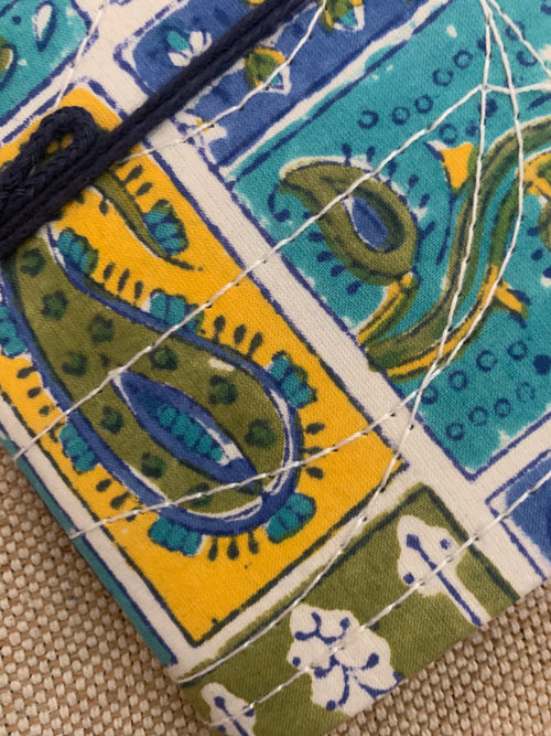 Block Print Fabric Cover Diary