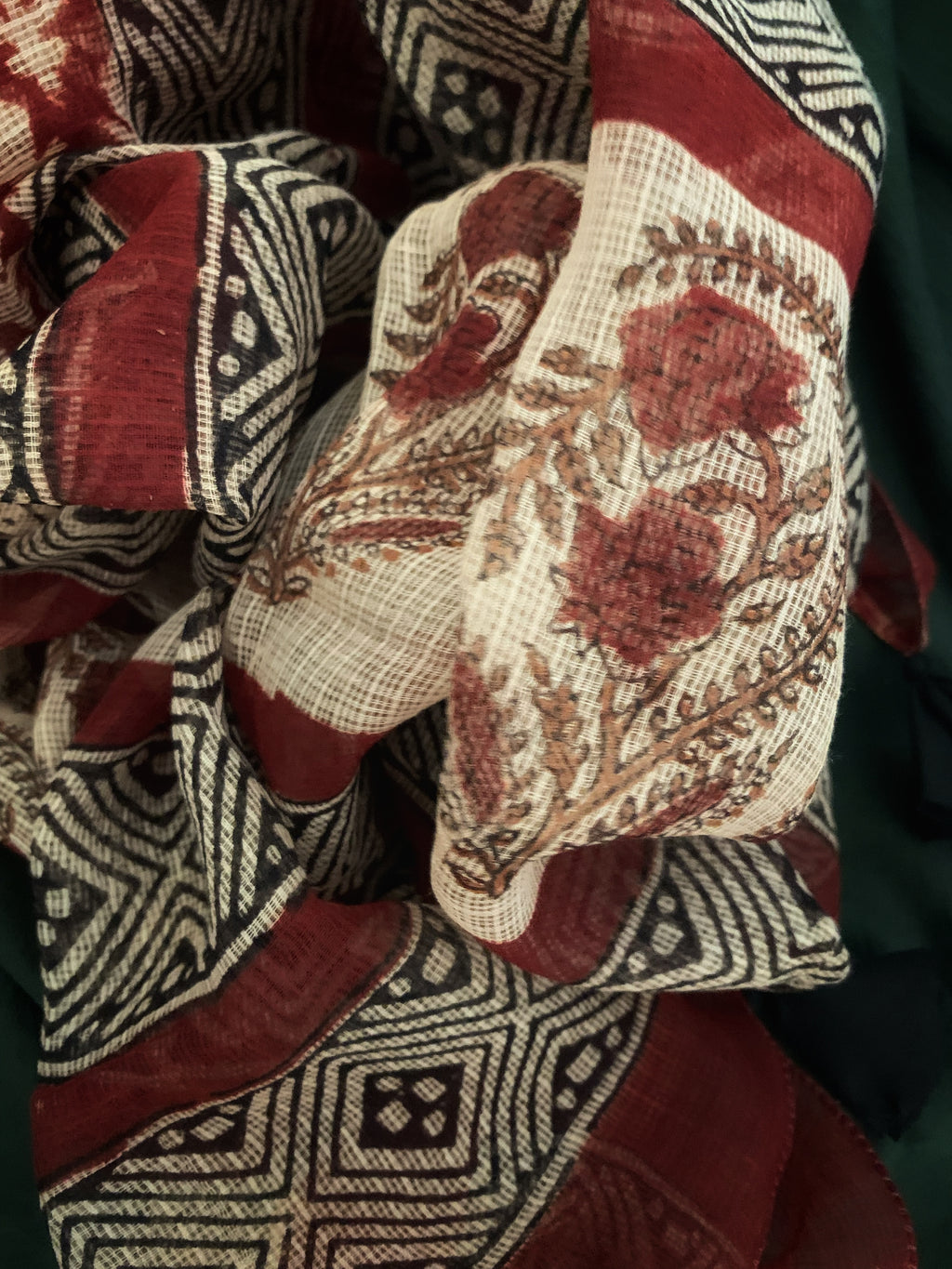 Handblock Cotton Kota Suit