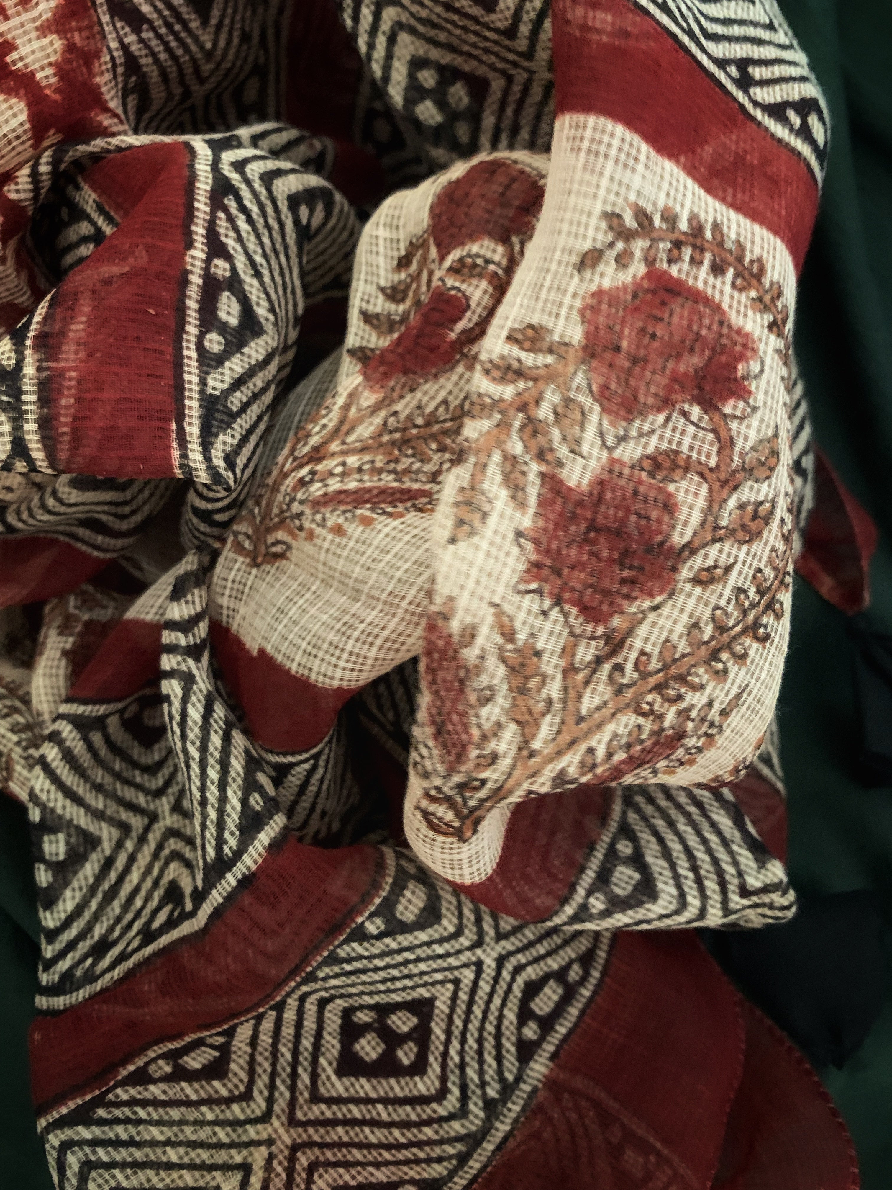 Handblock Cotton Kota Suit