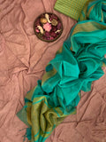 Handwoven Maheshwari Kurta dupatta set