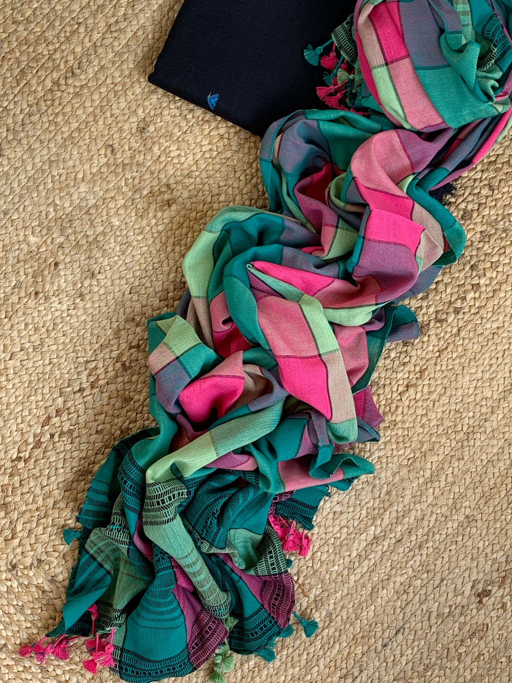 Handwoven Bhujodi Kurta Dupatta Set