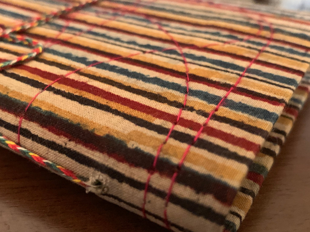 Block Print Fabric Cover Diary