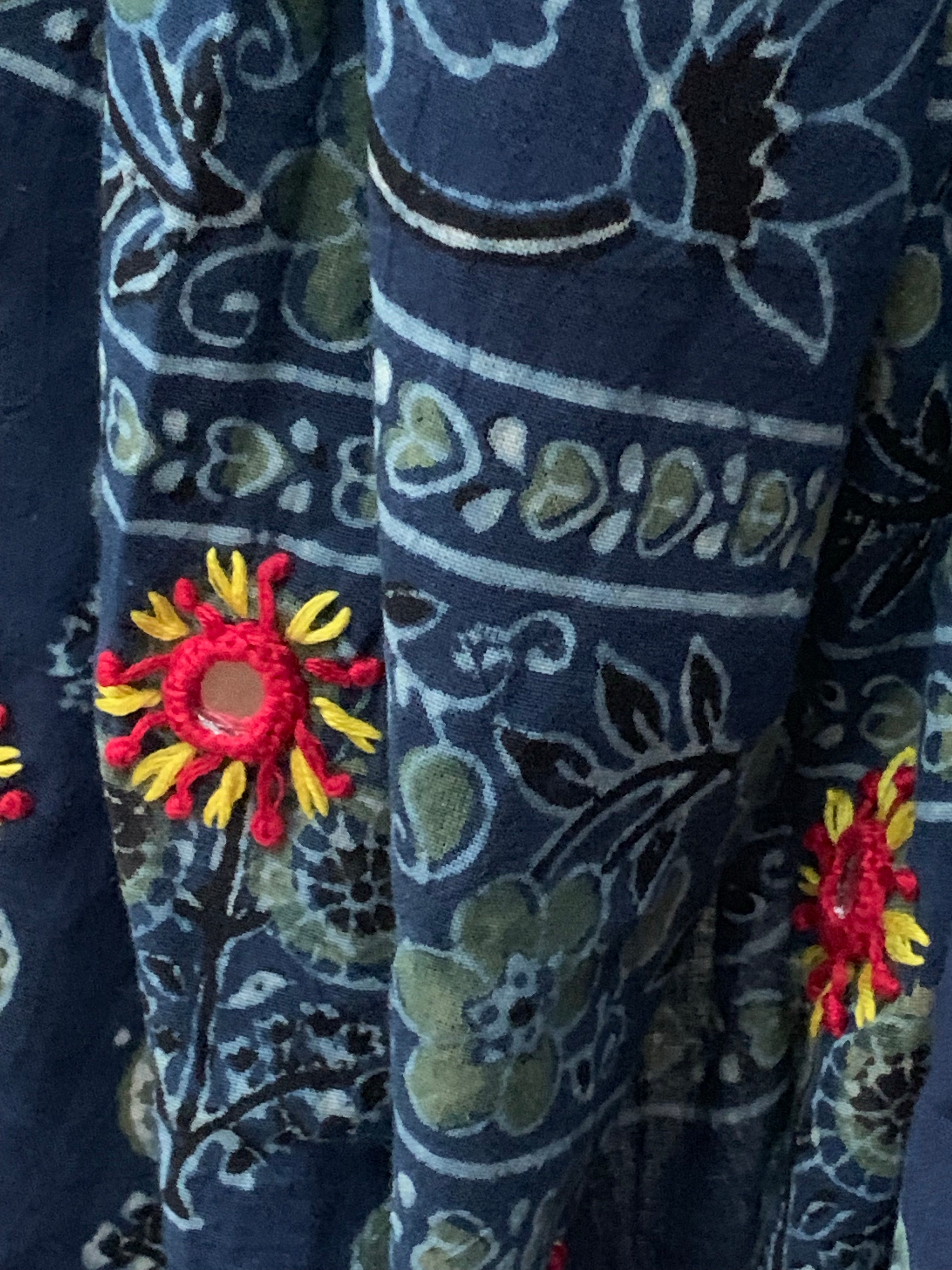Handcrafted Ajrakh Kurta Dupatta set