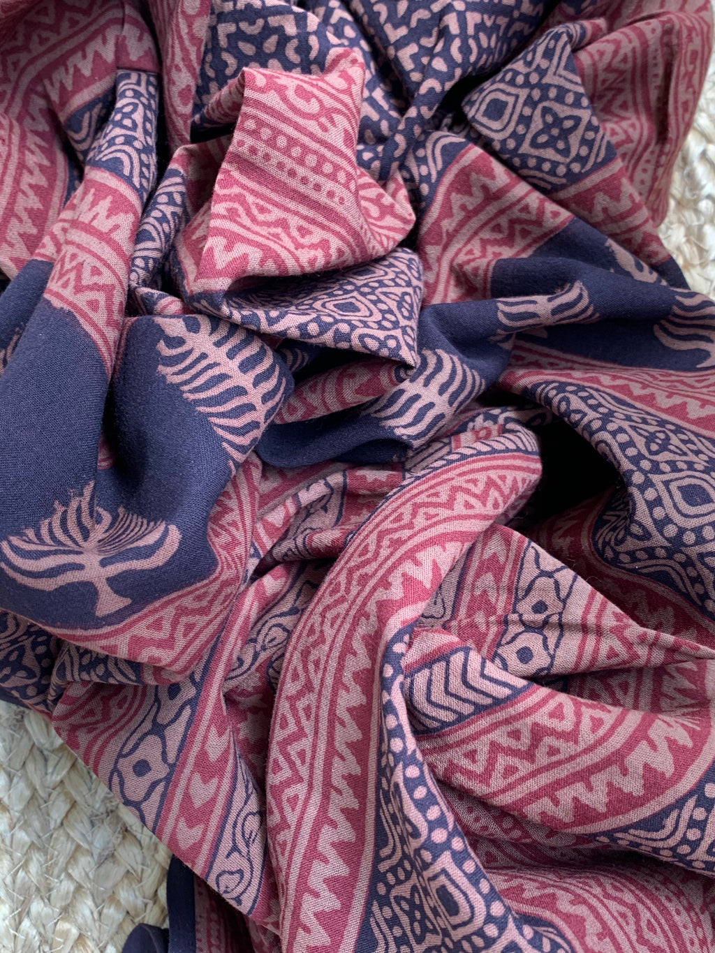 Natural Dyed Bagh Handblock Cotton Suit