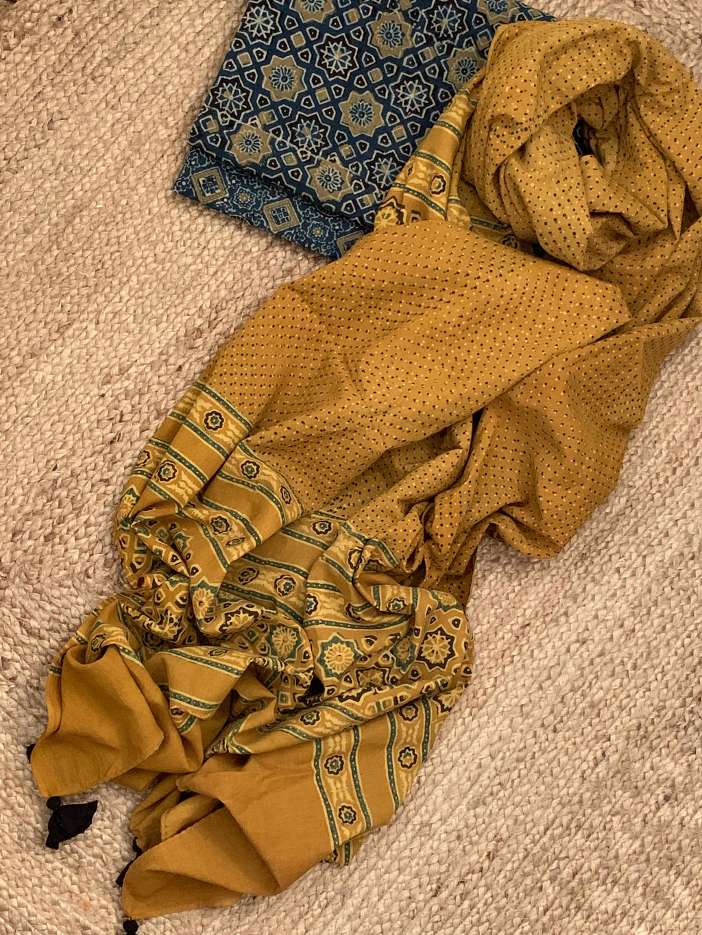 Handblock Ajrakh Suit