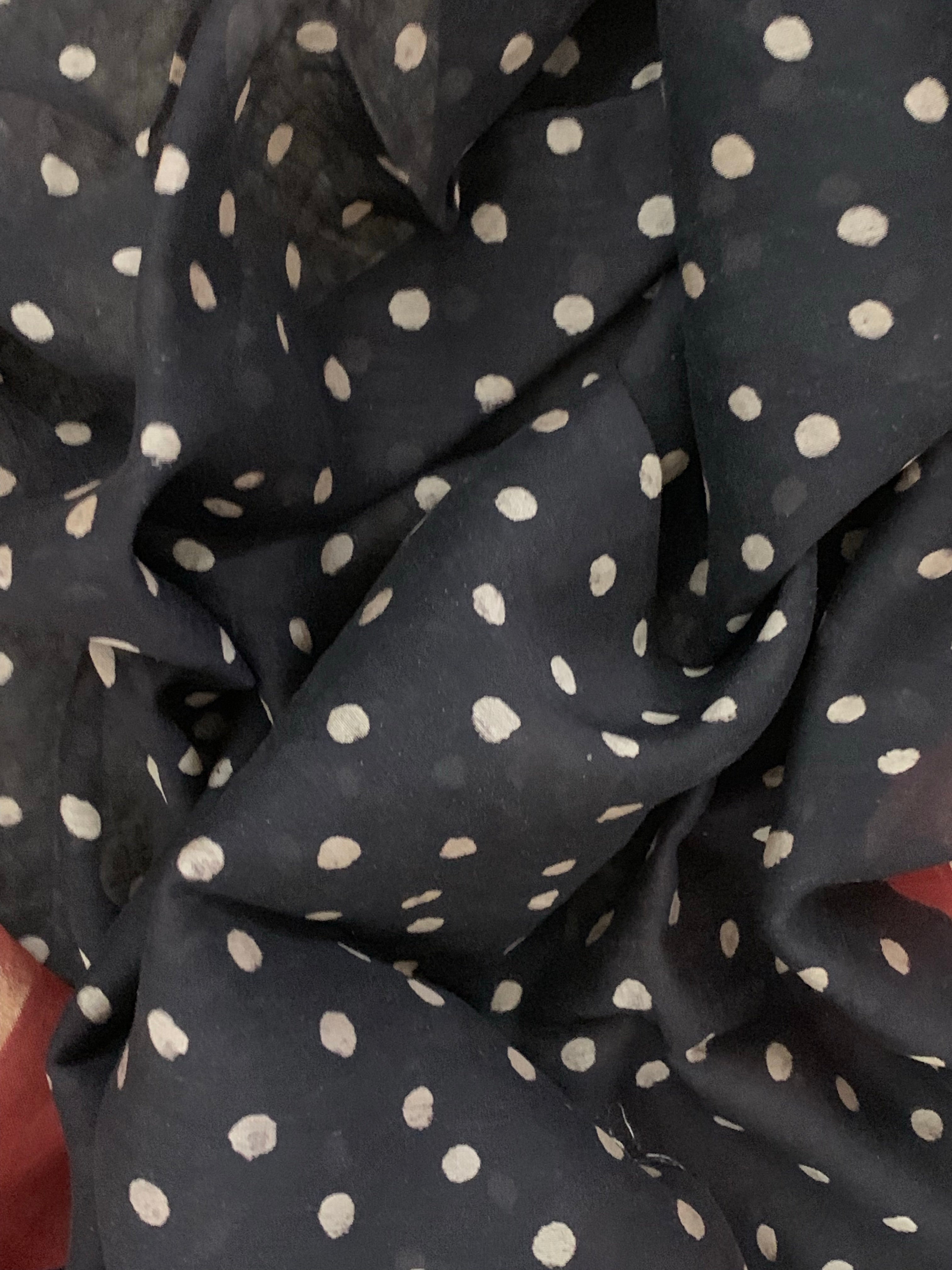 Handblock chanderi suit